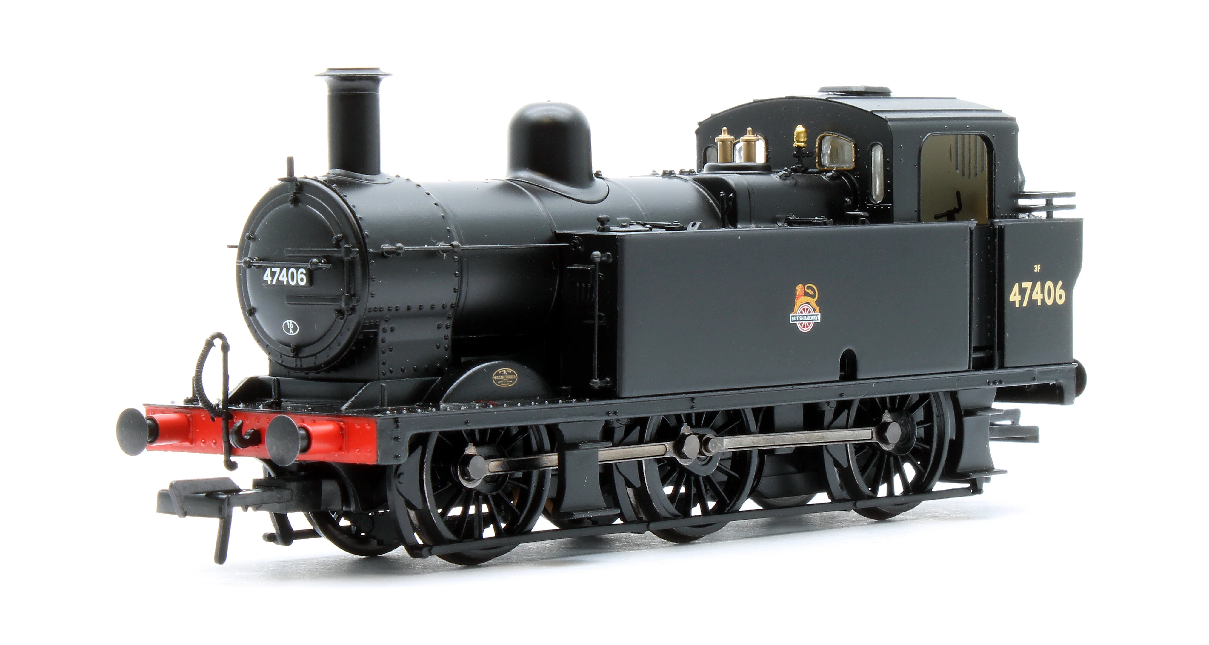32-231B LMS Fowler 3F (Jinty) 47406 BR Black (Early Emblem) Steam Locomotive