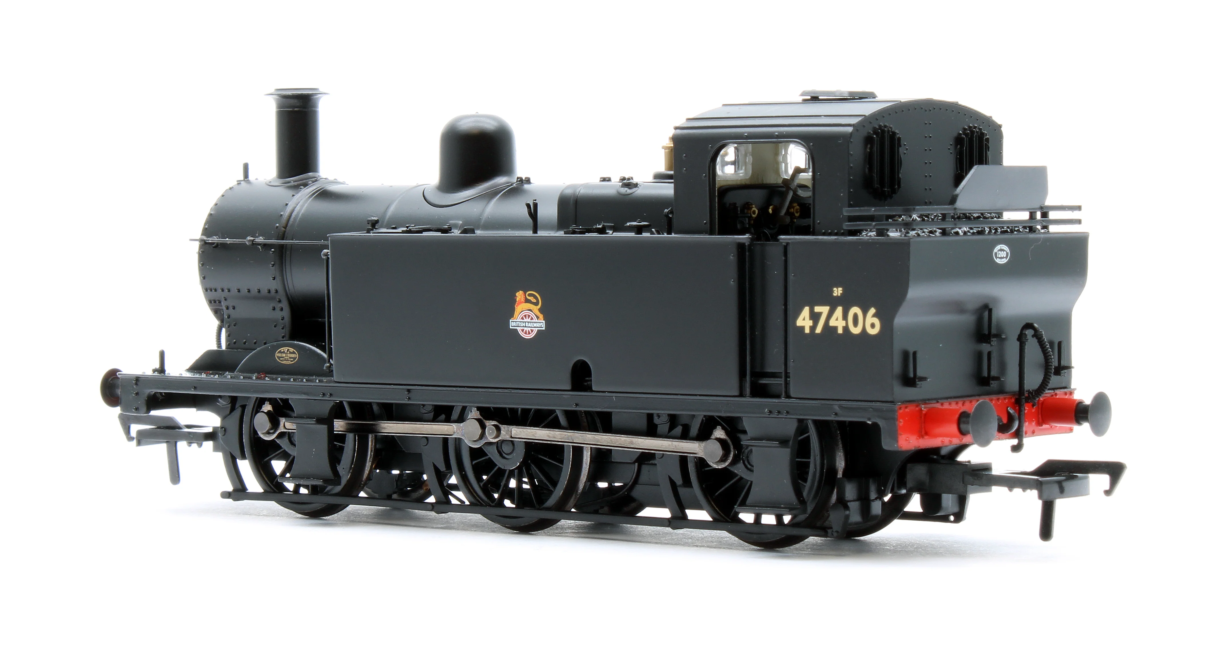 32-231B LMS Fowler 3F (Jinty) 47406 BR Black (Early Emblem) Steam Locomotive - Image 4