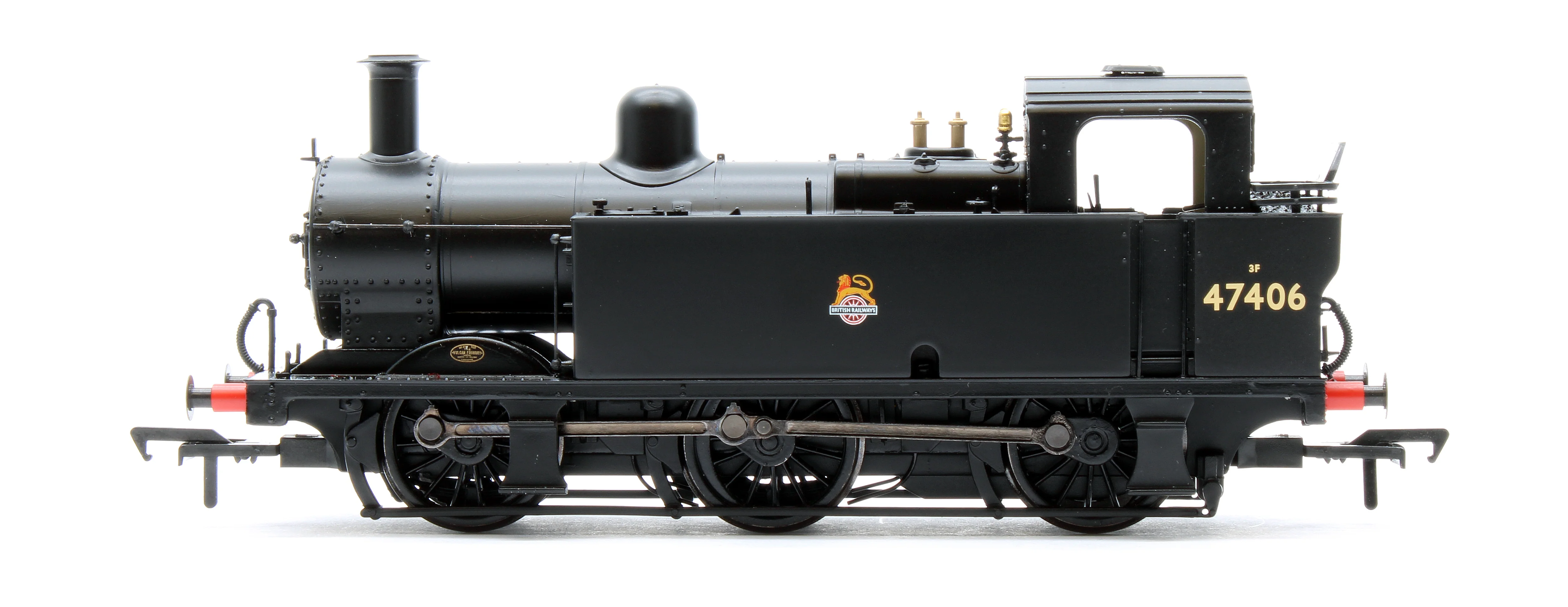 32-231B LMS Fowler 3F (Jinty) 47406 BR Black (Early Emblem) Steam Locomotive - Image 5