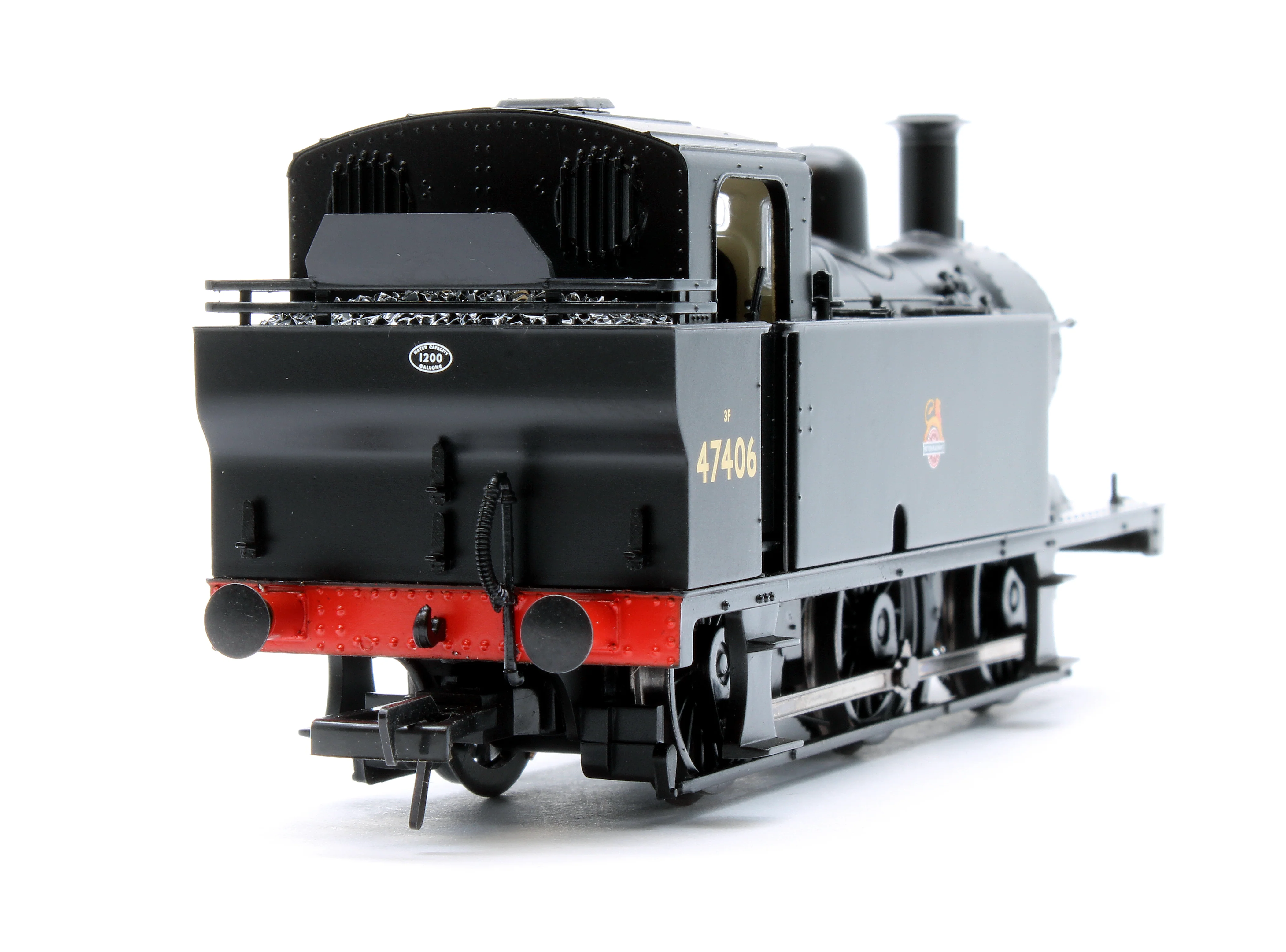 32-231B LMS Fowler 3F (Jinty) 47406 BR Black (Early Emblem) Steam Locomotive - Image 7