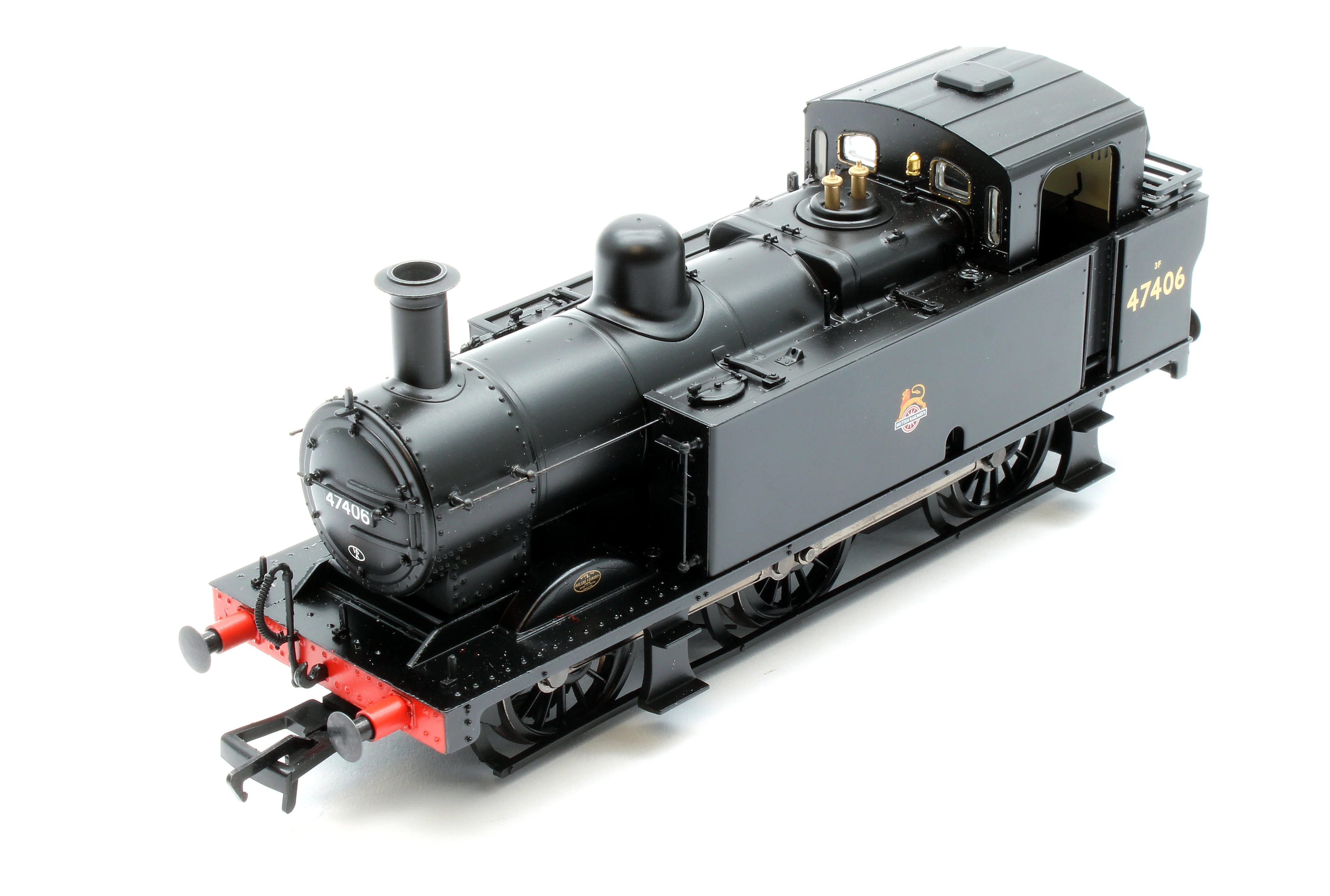 32-231B LMS Fowler 3F (Jinty) 47406 BR Black (Early Emblem) Steam Locomotive - Image 8
