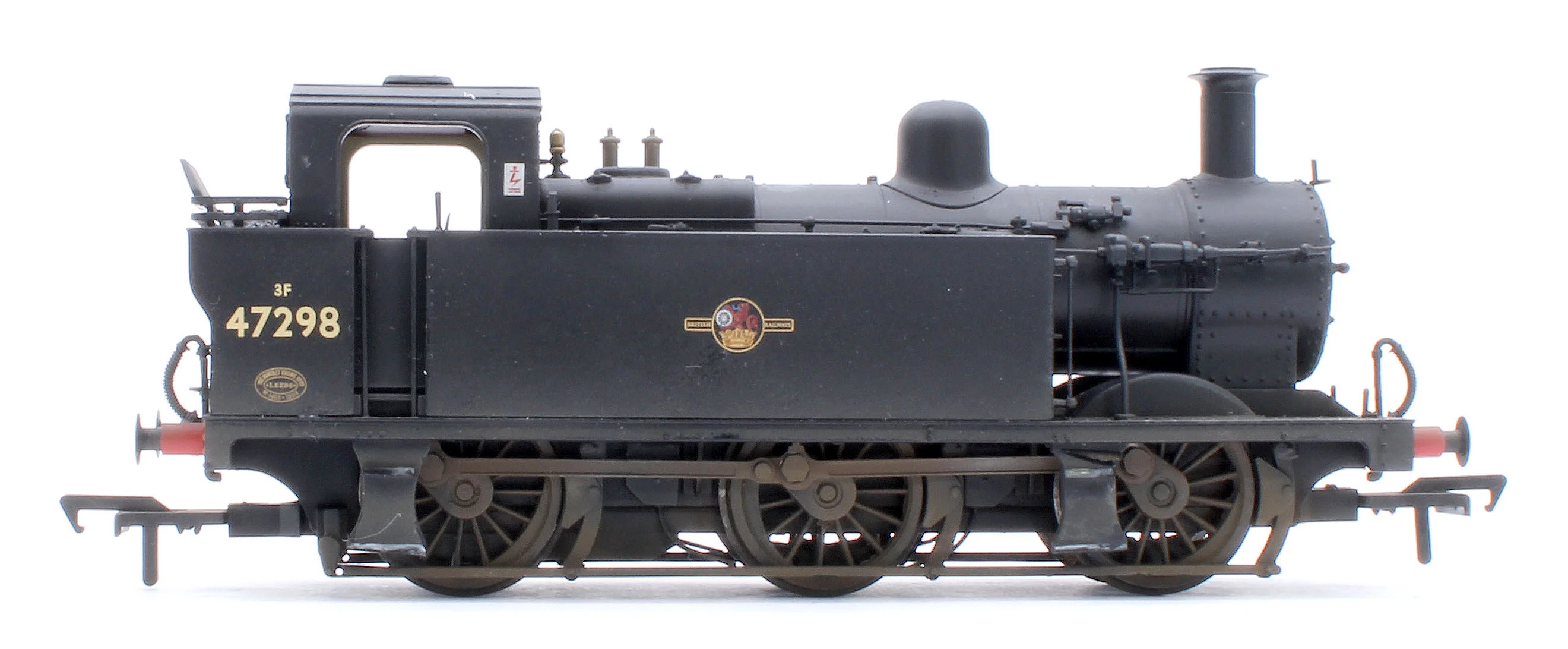 Pre-Owned LMS Fowler 3F (Jinty) 47298 BR Black (Late Crest) Steam Locomotive - Custom Weathered - Image 5