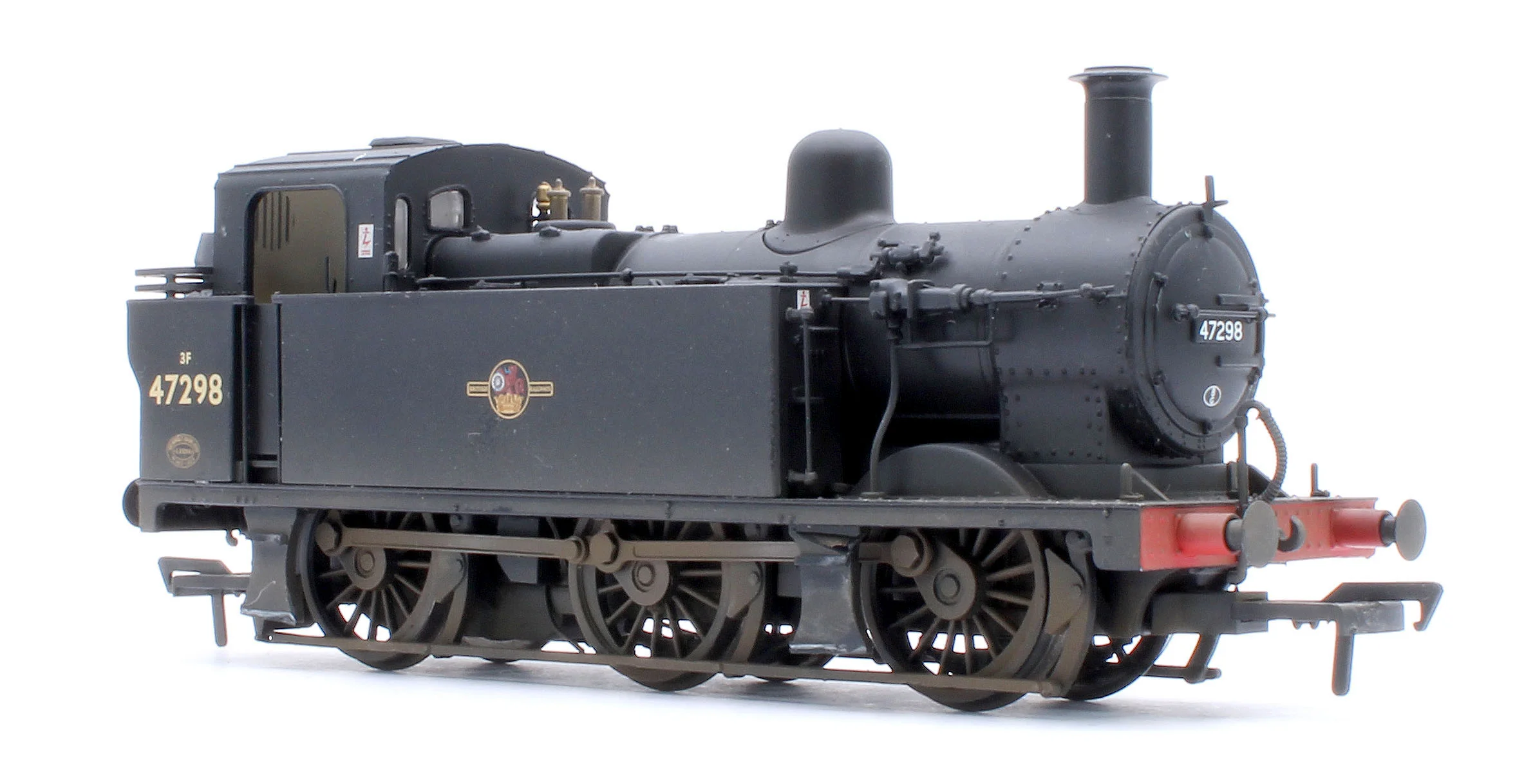 Pre-Owned LMS Fowler 3F (Jinty) 47298 BR Black (Late Crest) Steam Locomotive - Custom Weathered - Image 6