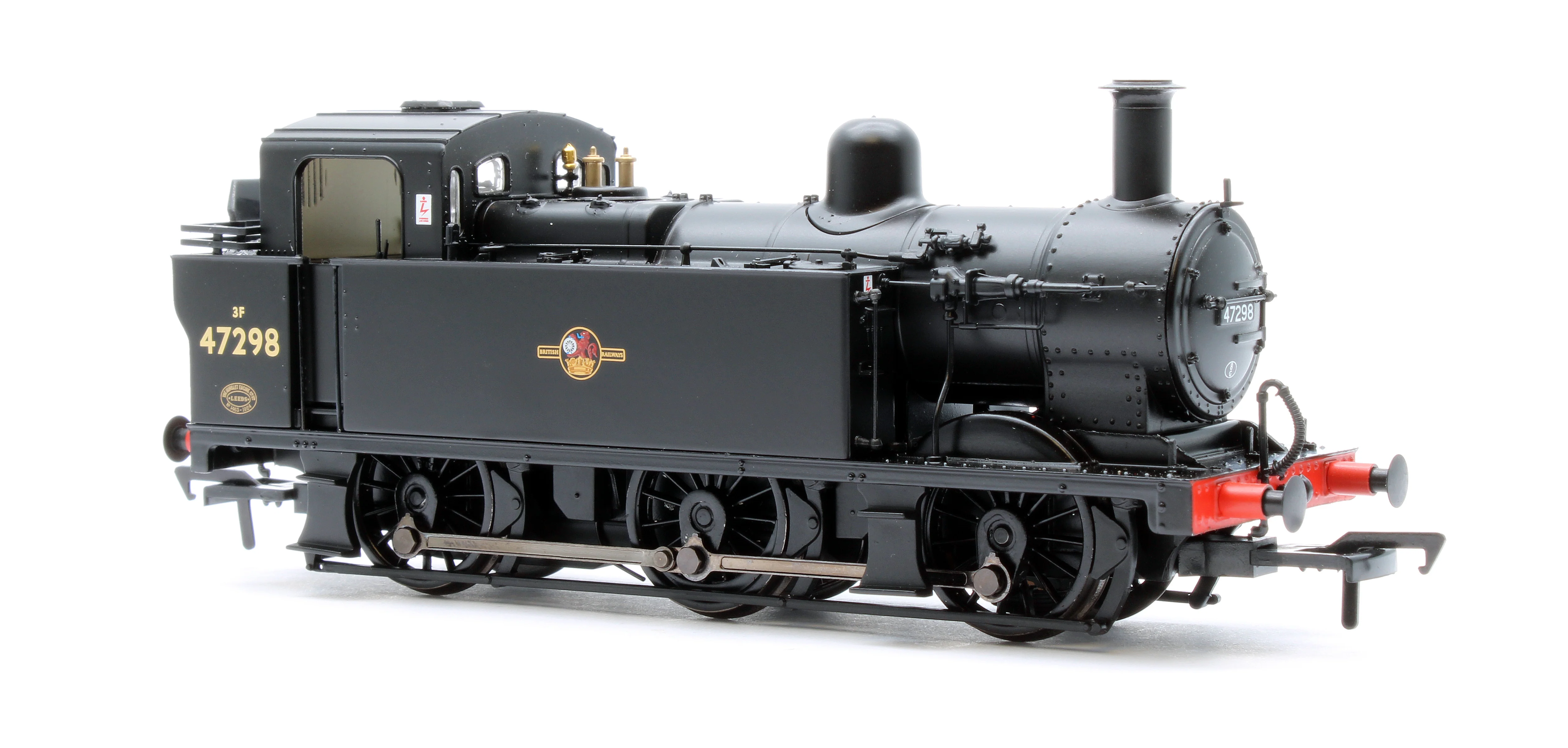 32-232ASF LMS Fowler 3F (Jinty) 47298 BR Black (Late Crest) Steam Locomotive - DCC Sound - Image 2