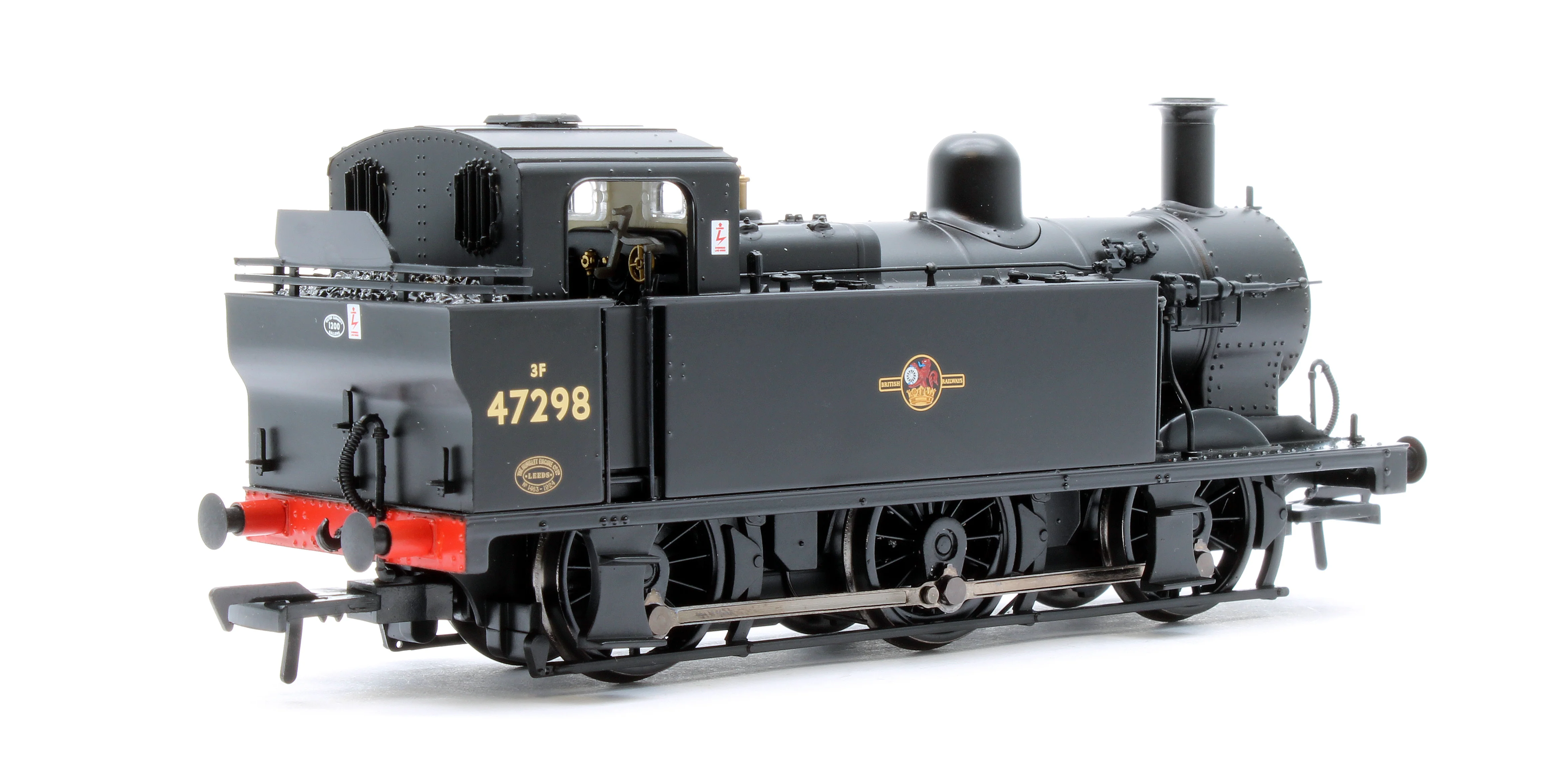 32-232ASF LMS Fowler 3F (Jinty) 47298 BR Black (Late Crest) Steam Locomotive - DCC Sound - Image 3