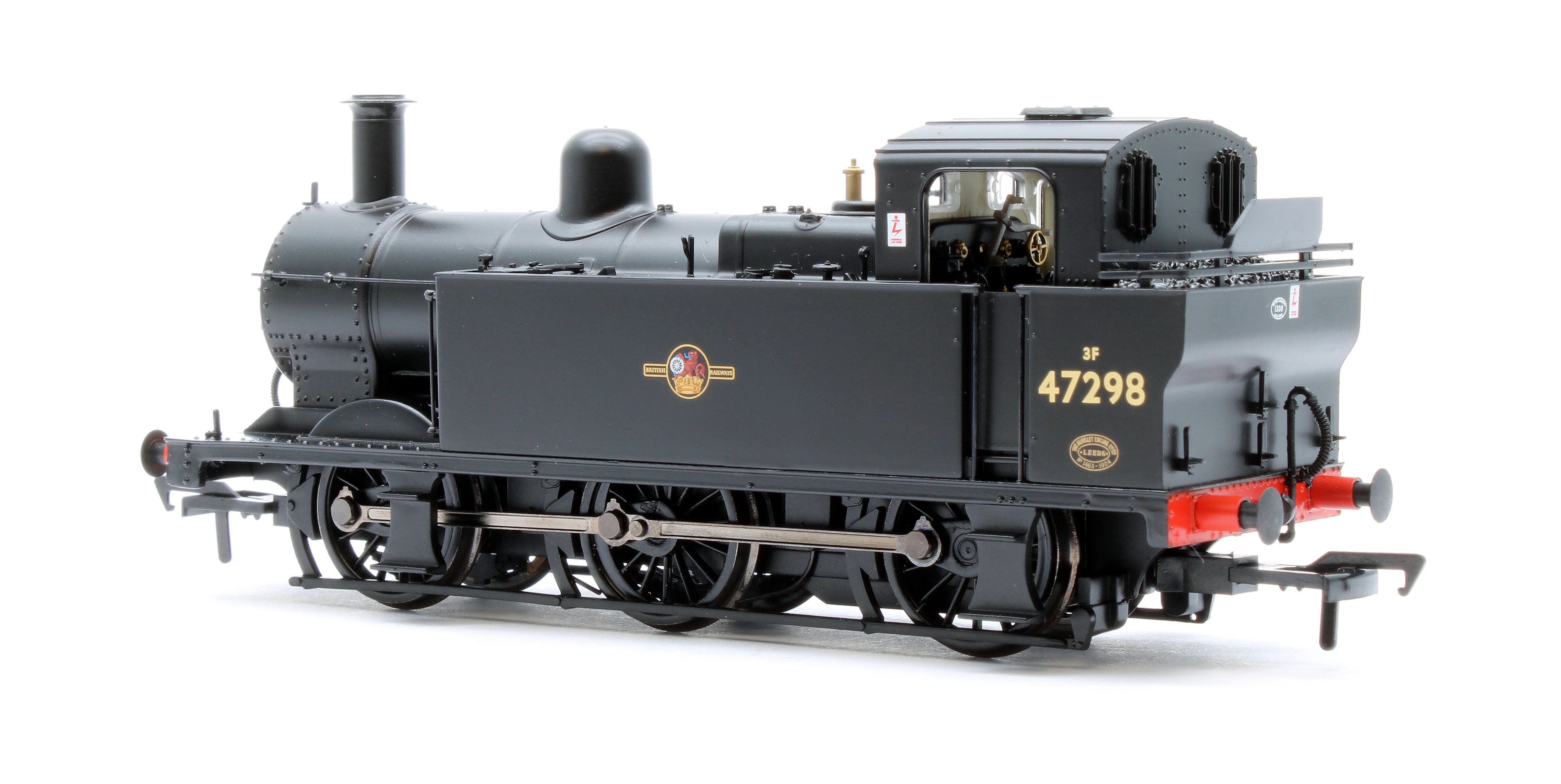32-232ASF LMS Fowler 3F (Jinty) 47298 BR Black (Late Crest) Steam Locomotive - DCC Sound - Image 4