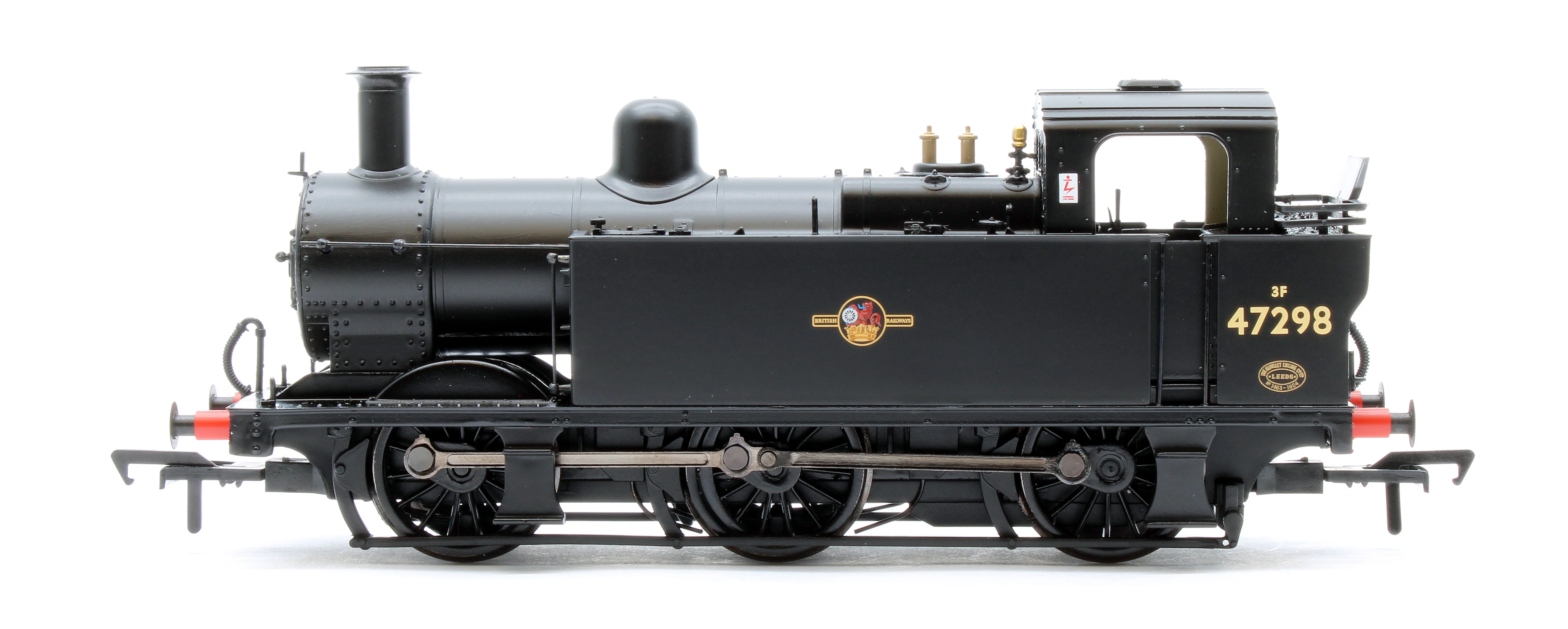 32-232ASF LMS Fowler 3F (Jinty) 47298 BR Black (Late Crest) Steam Locomotive - DCC Sound - Image 5