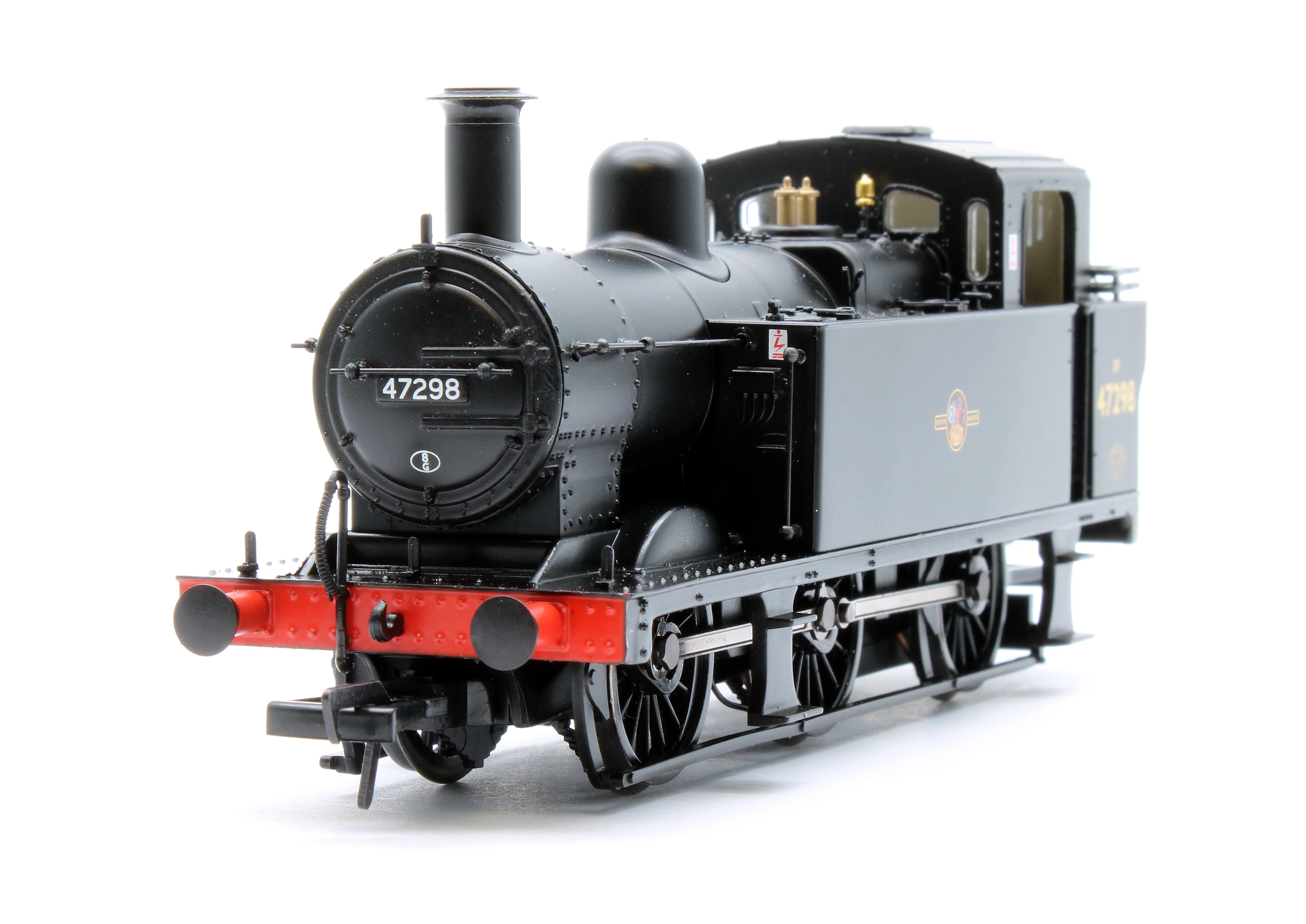 32-232ASF LMS Fowler 3F (Jinty) 47298 BR Black (Late Crest) Steam Locomotive - DCC Sound - Image 6