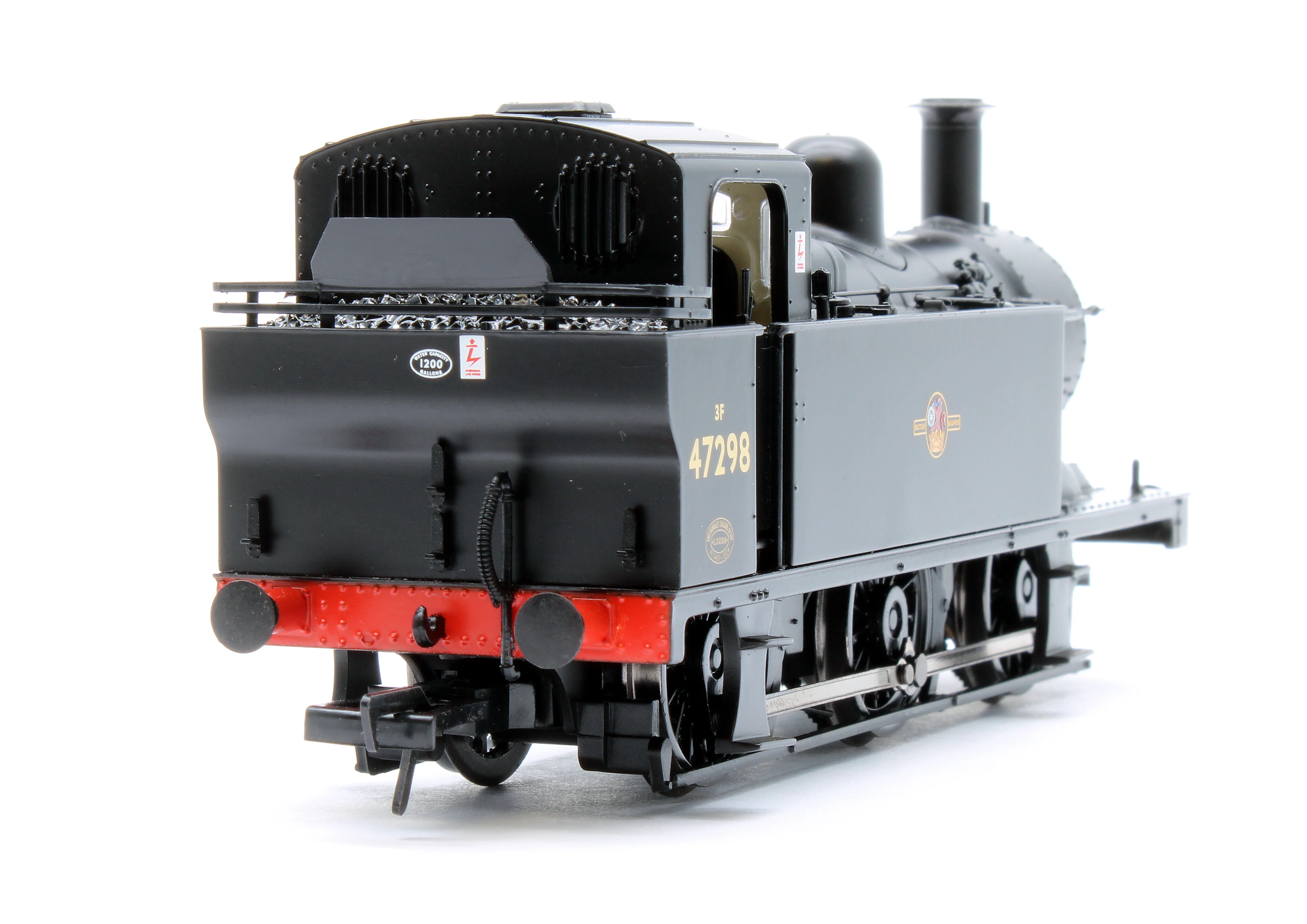 32-232ASF LMS Fowler 3F (Jinty) 47298 BR Black (Late Crest) Steam Locomotive - DCC Sound - Image 7
