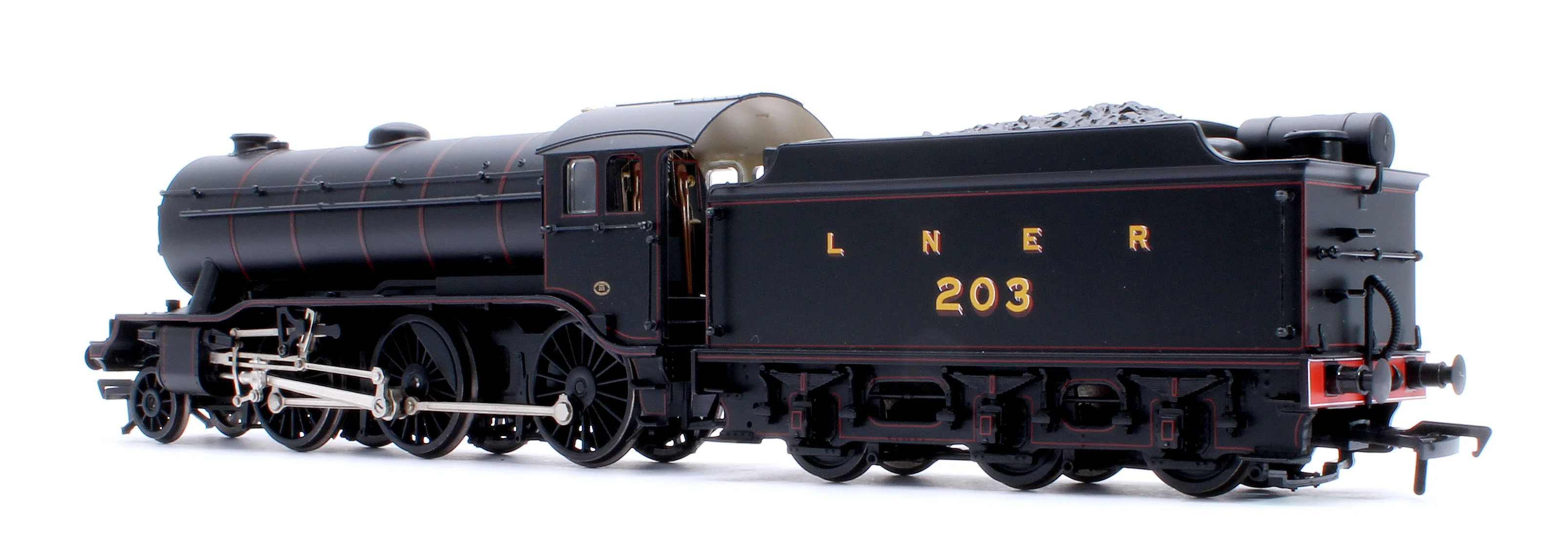 LNER K3 Flared Tender 203 LNER Lined Black Steam Locomotive - Image 3