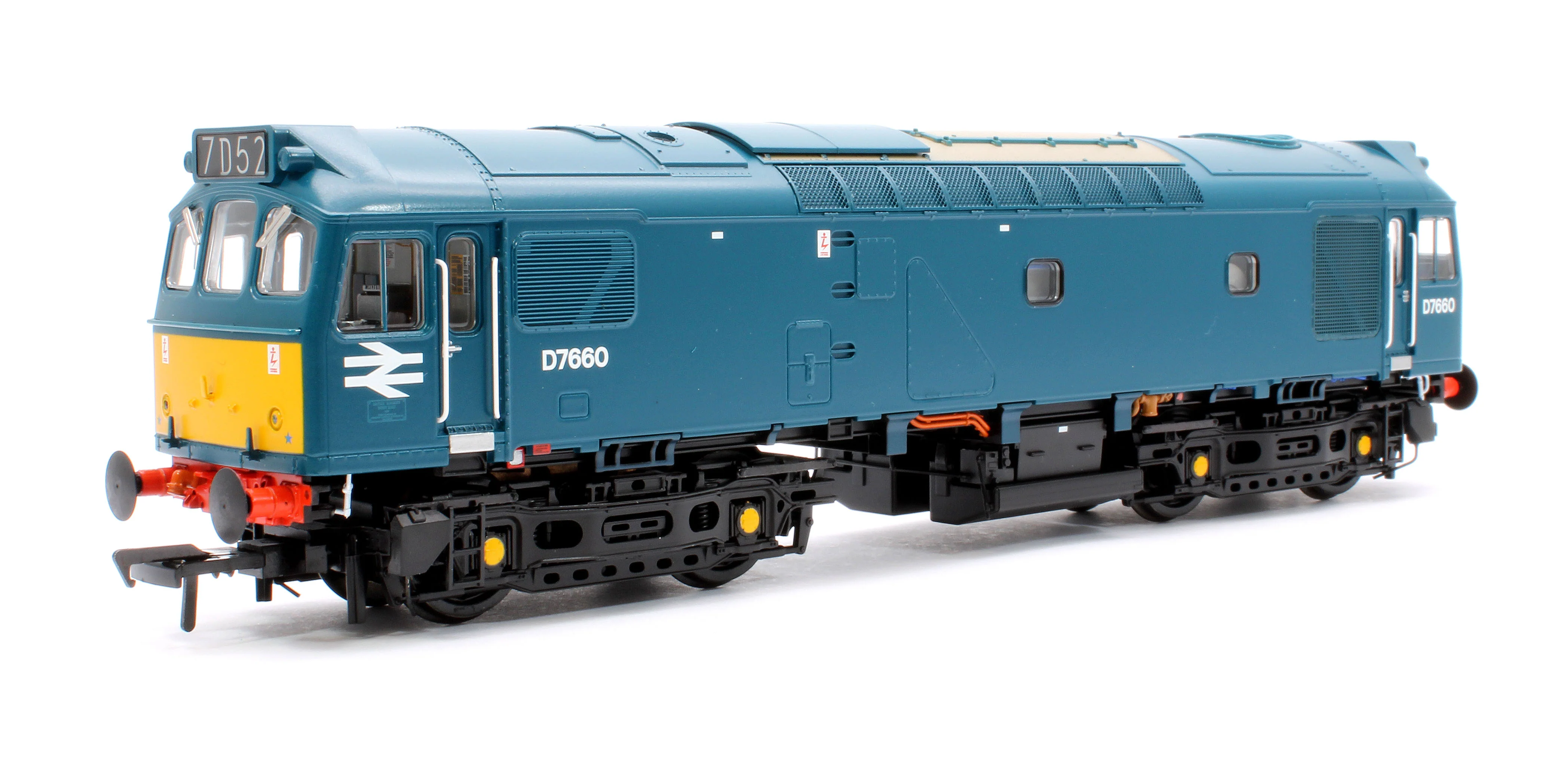 32-333 Class 25/3 D7660 BR Blue (Small Yellow Panels) Diesel Locomotive - Image 3