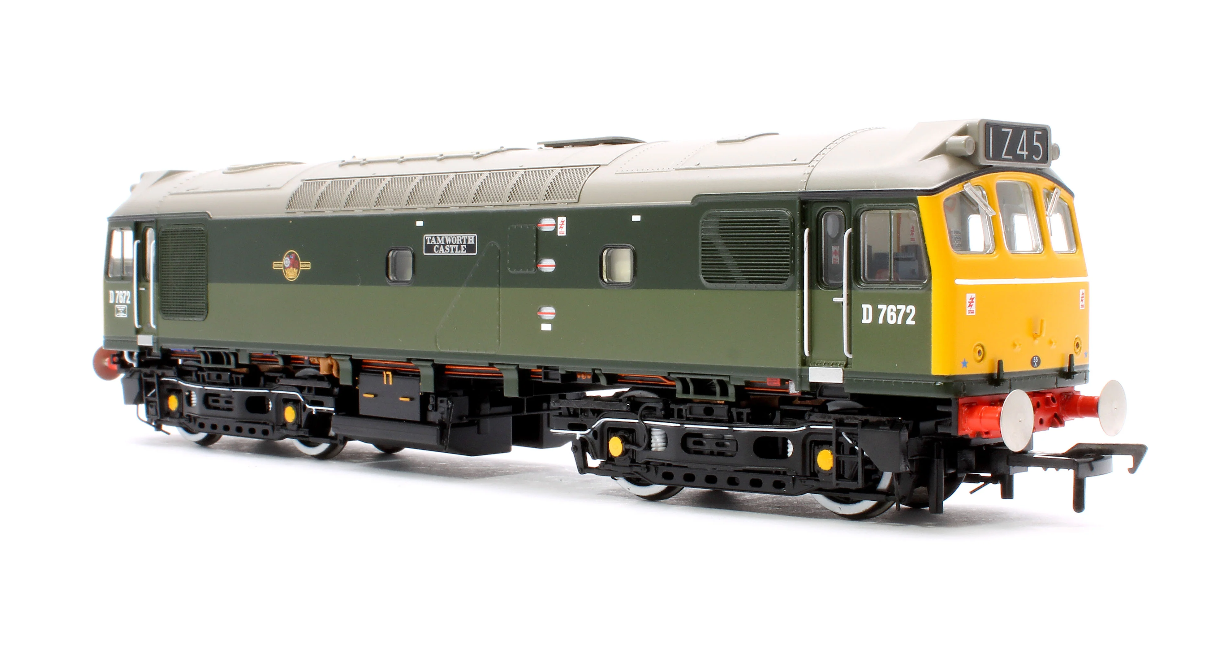 32-334 Class 25/3 D7672 'Tamworth Castle' BR Two-Tone Green (Full Yellow Ends) Diesel Locomotive - Image 2