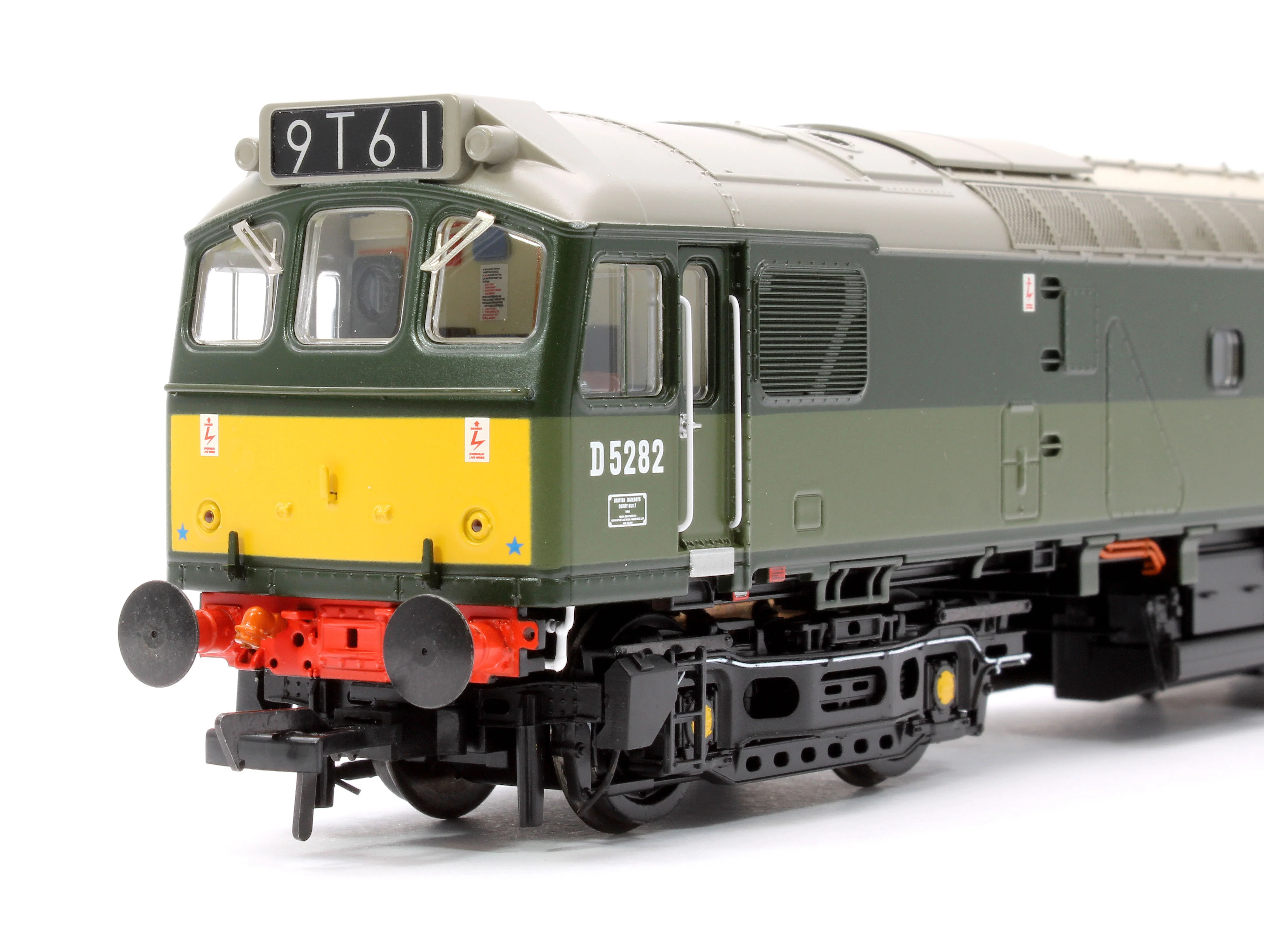 32-341SFX Class 25/2 D5282 in BR Two Tone Green livery with Small Yellow Panel Diesel Locomotive - DCC Sound Deluxe - Image 8