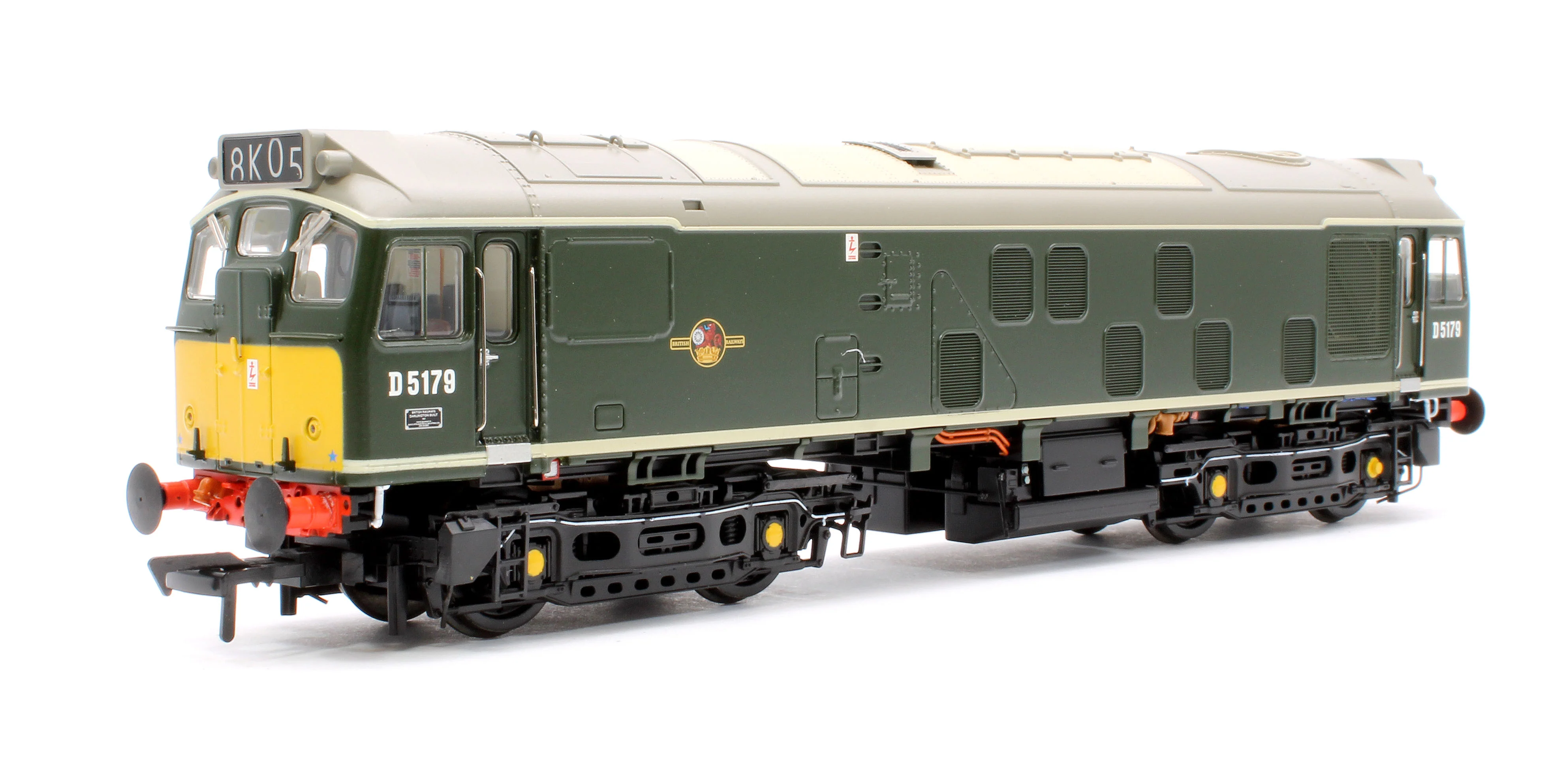 32-343ASF Class 25/1 D5179 BR Green (Small Yellow Panels) Diesel Locomotive - DCC Sound - Image 3
