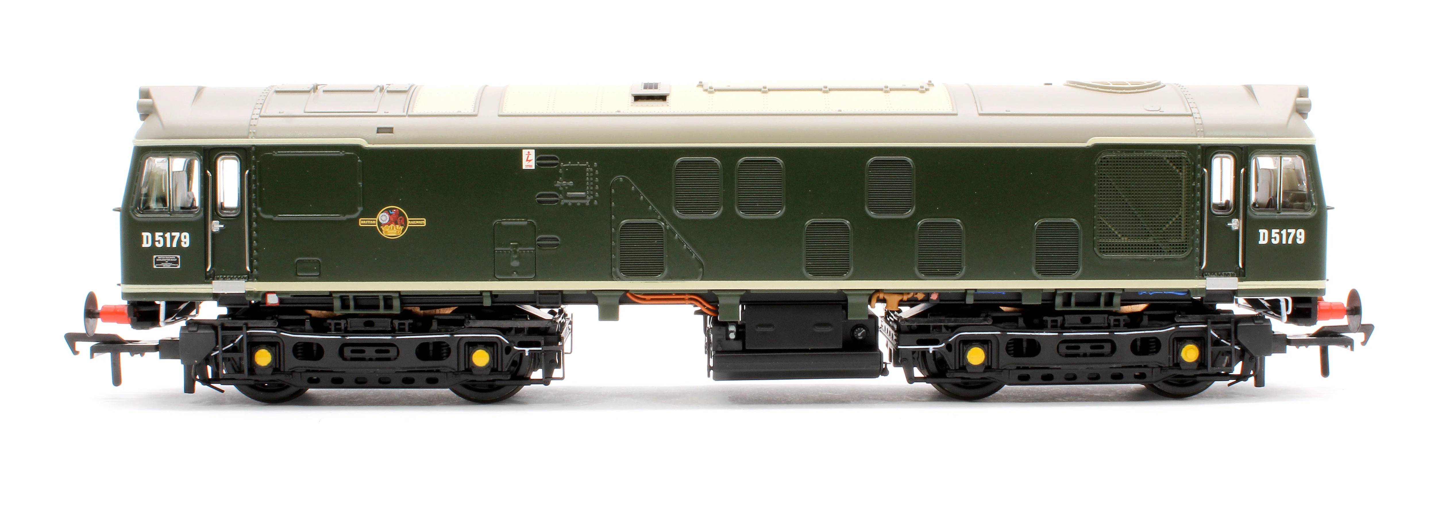 32-343ASFX Class 25/1 D5179 BR Green (Small Yellow Panels) Diesel Locomotive - DCC Sound Deluxe - Image 6