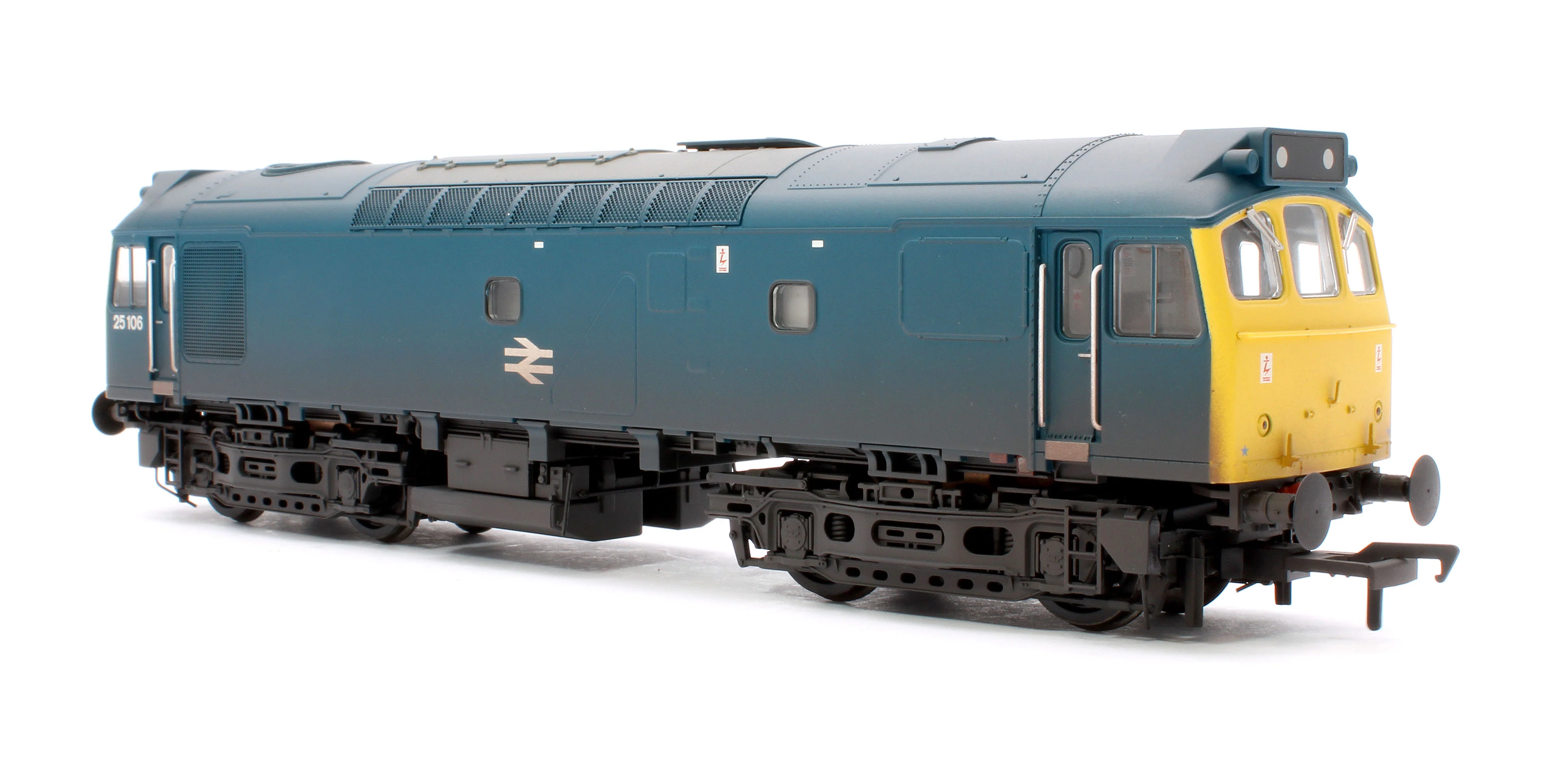 32-346SFX Class 25/2 25106 BR Blue Diesel Locomotive - DCC Sound Deluxe & Weathered - Image 2