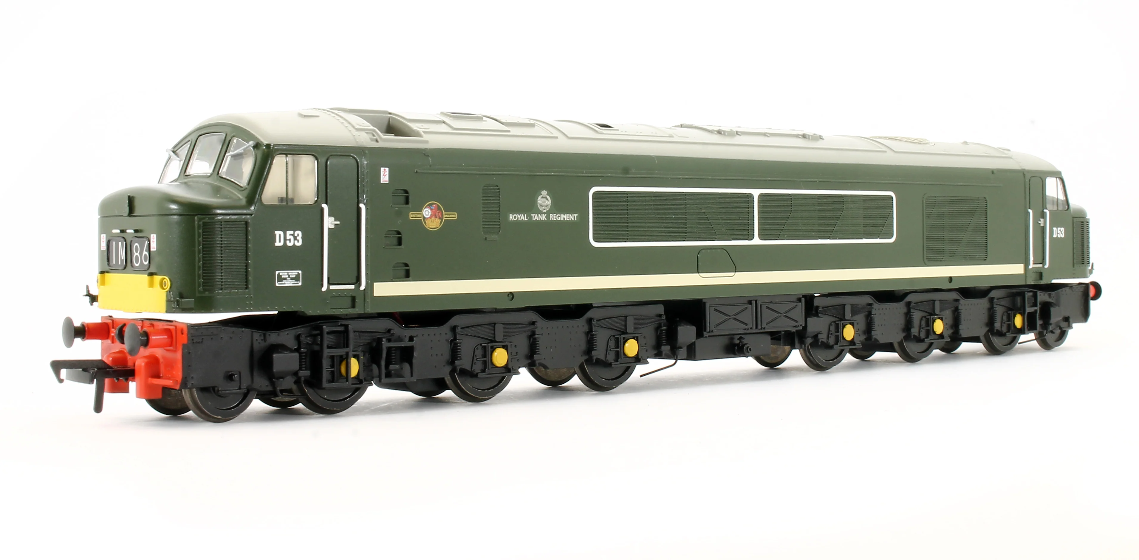 Class 45/0 Centre Headcode D53 'Royal Tank Regiment' BR Green (Small Yellow Panels) (DCC Ready)
