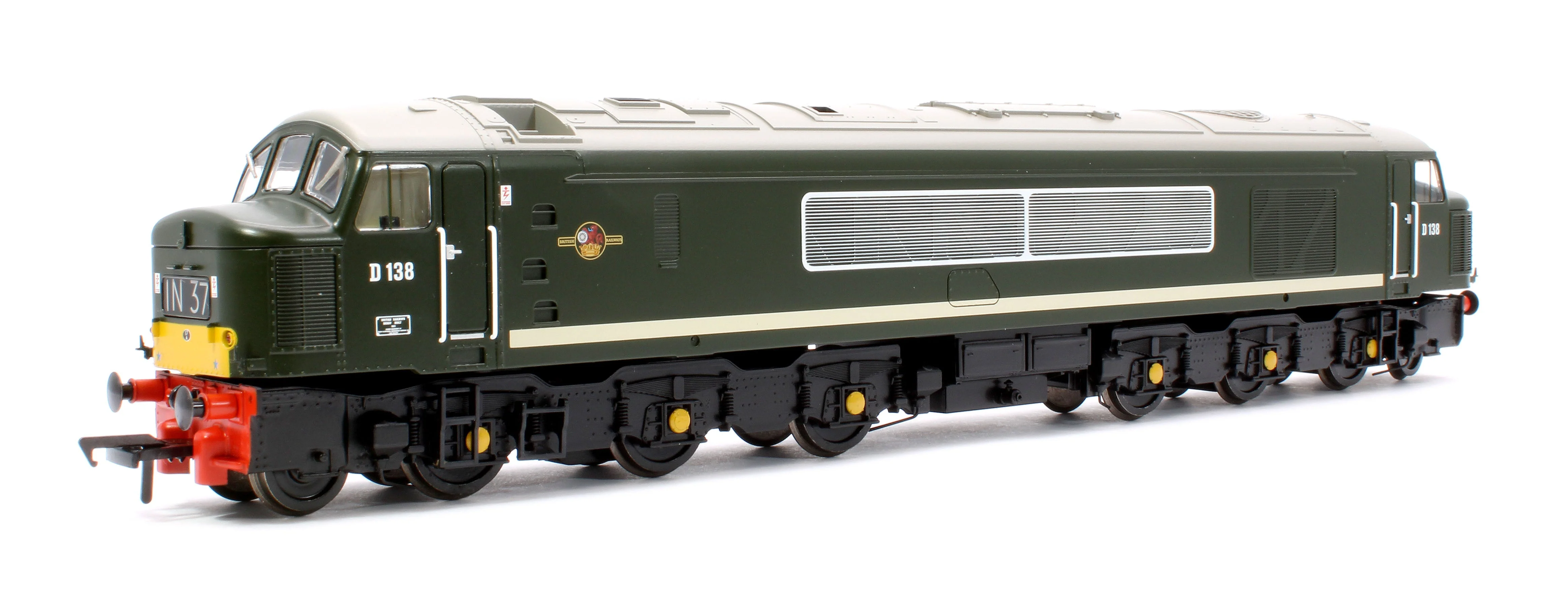 Pre-Owned Class 46 Centre Headcode D138 BR Green (Small Yellow Panels) Diesel Locomotive - Image 3