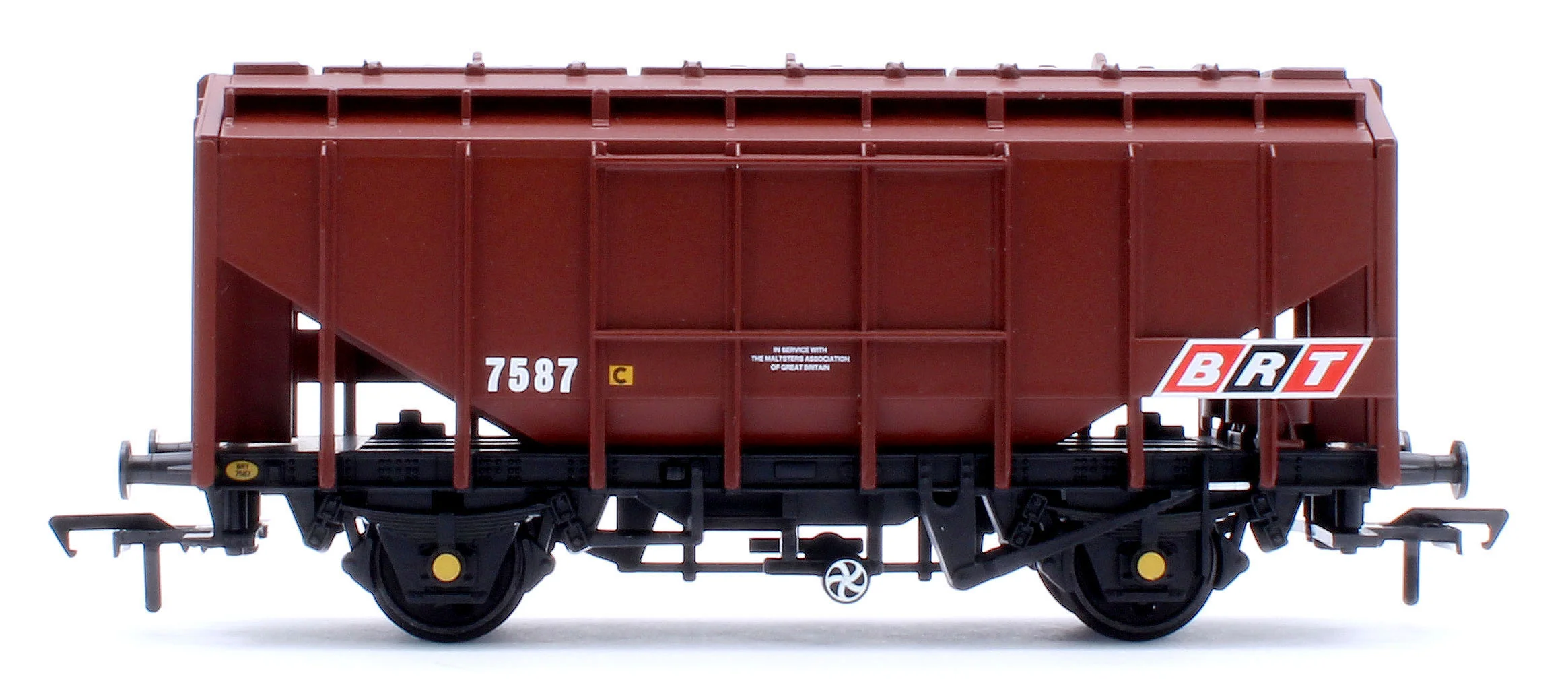 35 Ton PAV Bulk Grain Wagon BRT Brown No. 7587 - Image 2