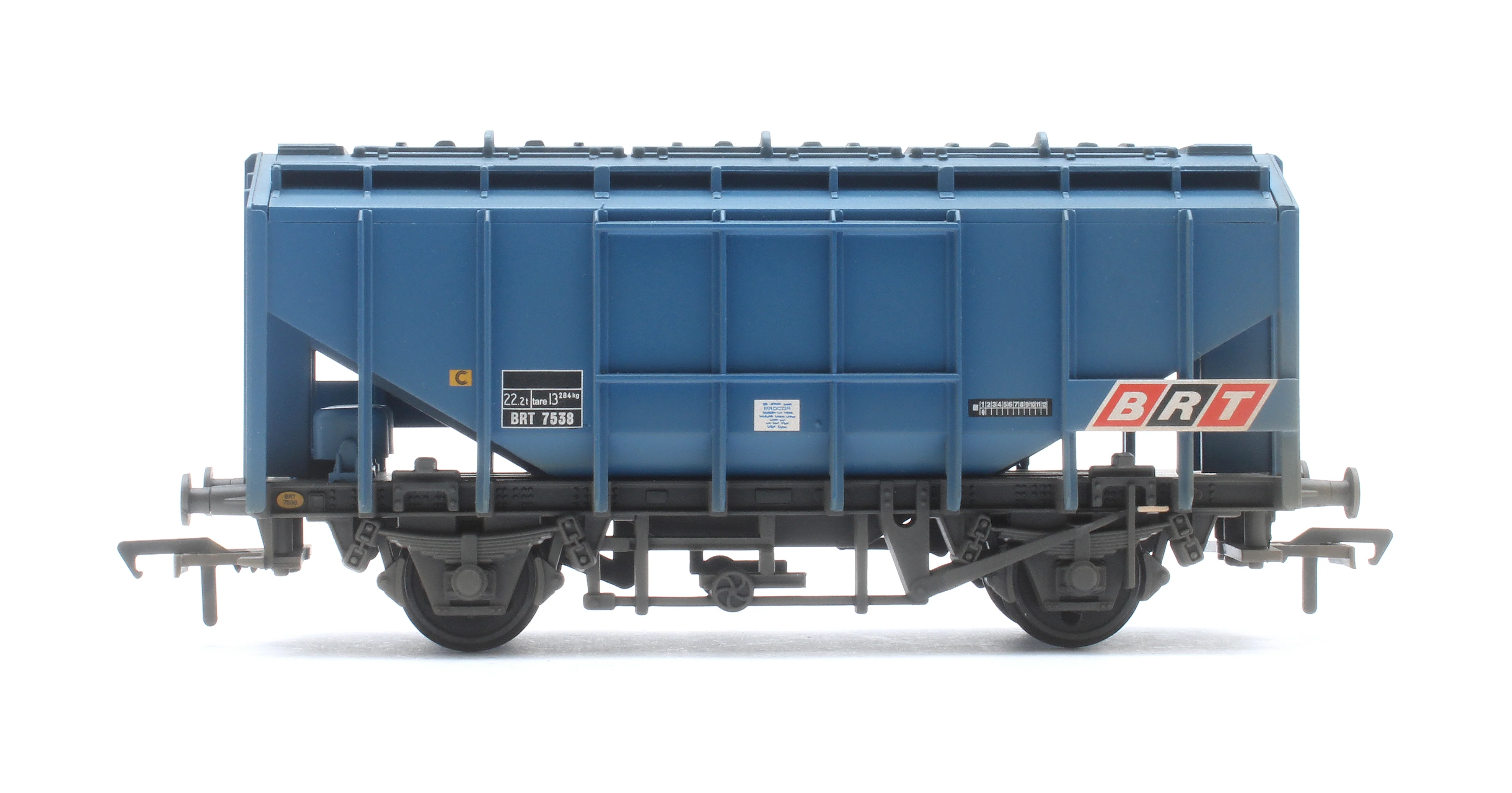 35 Ton PAA Ex-Bulk Grain Wagon BRT Blue No. BRT 7538 - Weathered - Image 2