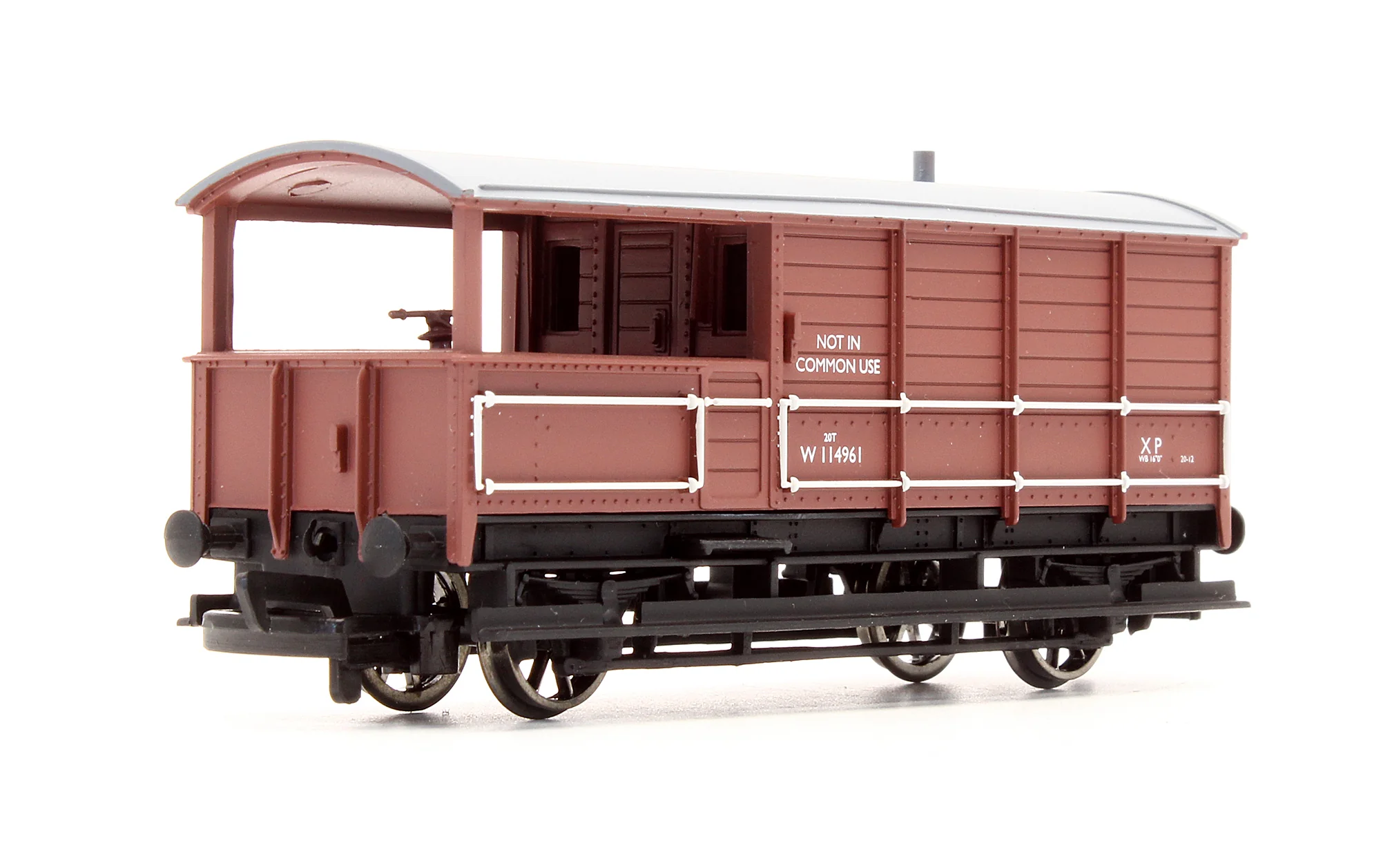 Pre-Owned 20 Ton Toad Brake Van BR Brown 'W 114961' - Image 2