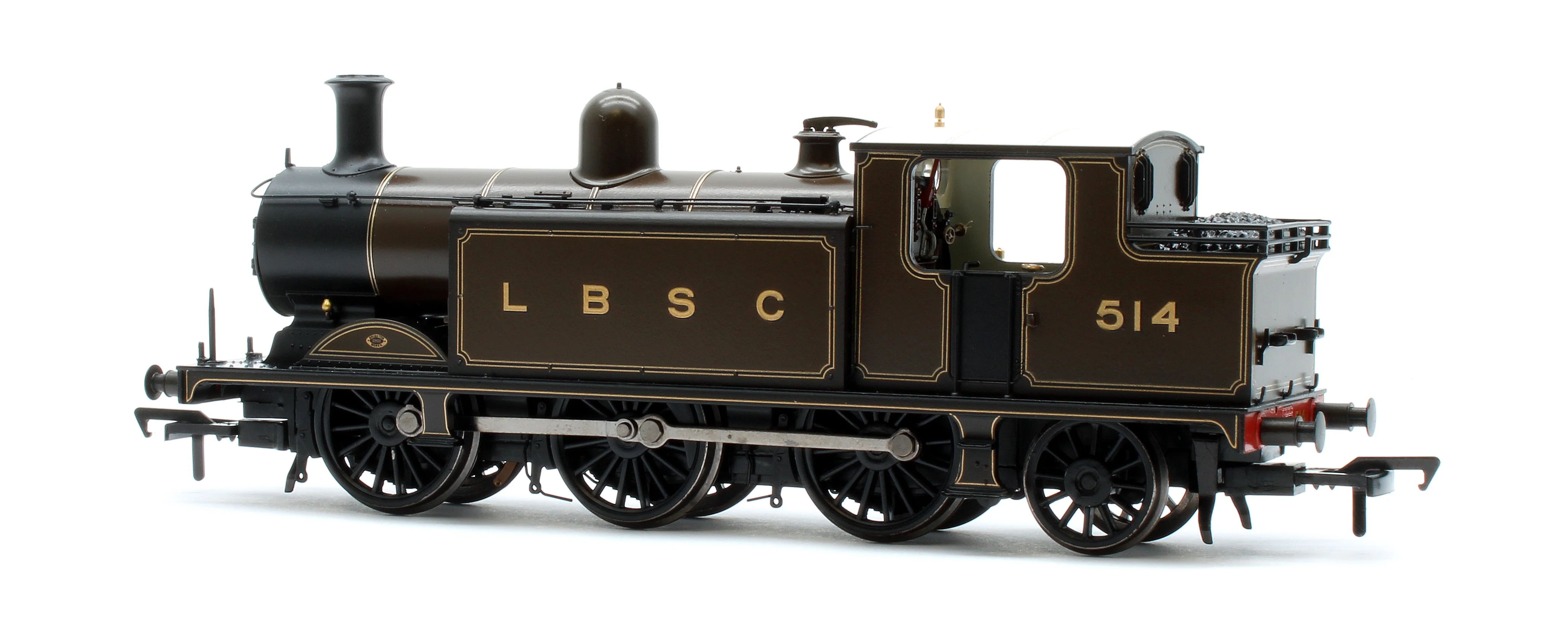 LB&SCR E4 Tank 514 LBSC Lined Umber Steam Locomotive - DCC Sound - Image 4