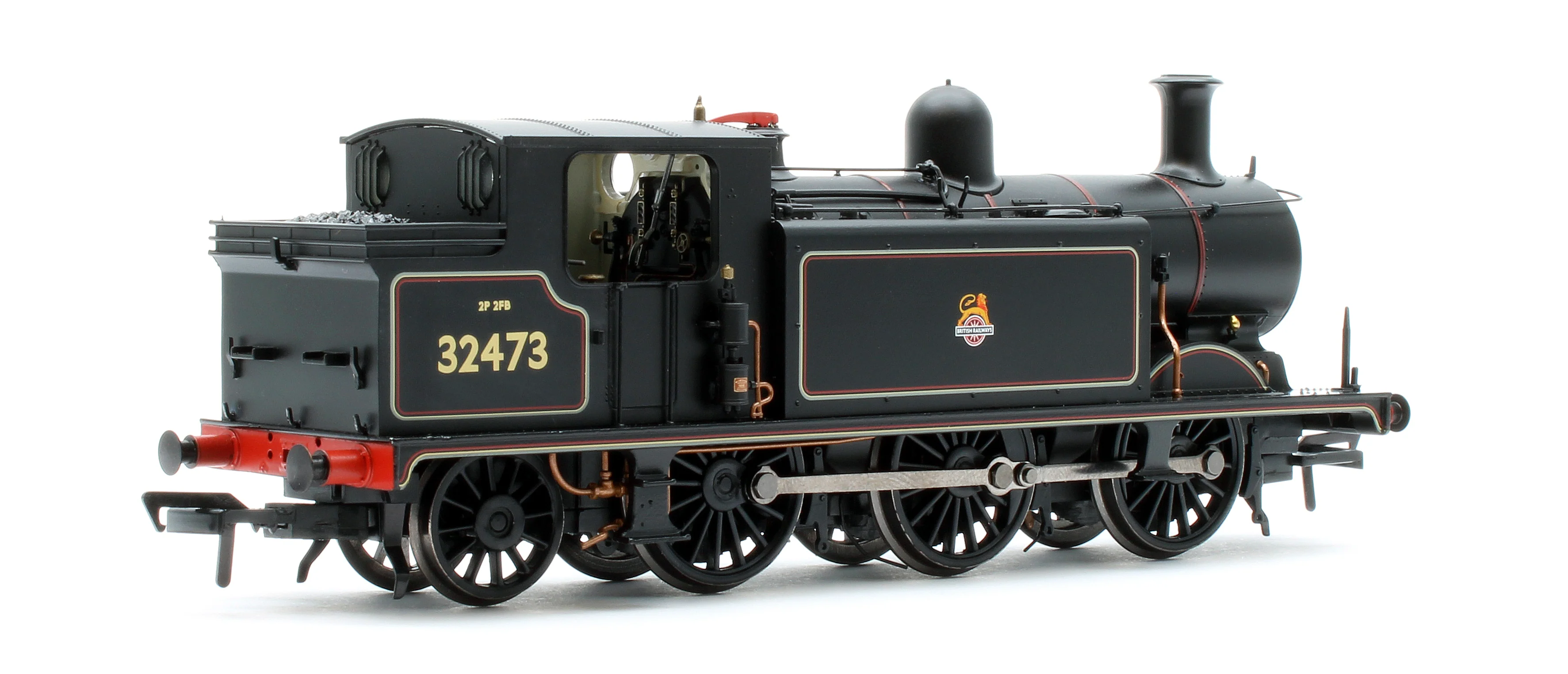 LB&SCR E4 Tank 32473 BR Lined Black (Early Emblem) Steam Locomotive - Image 3