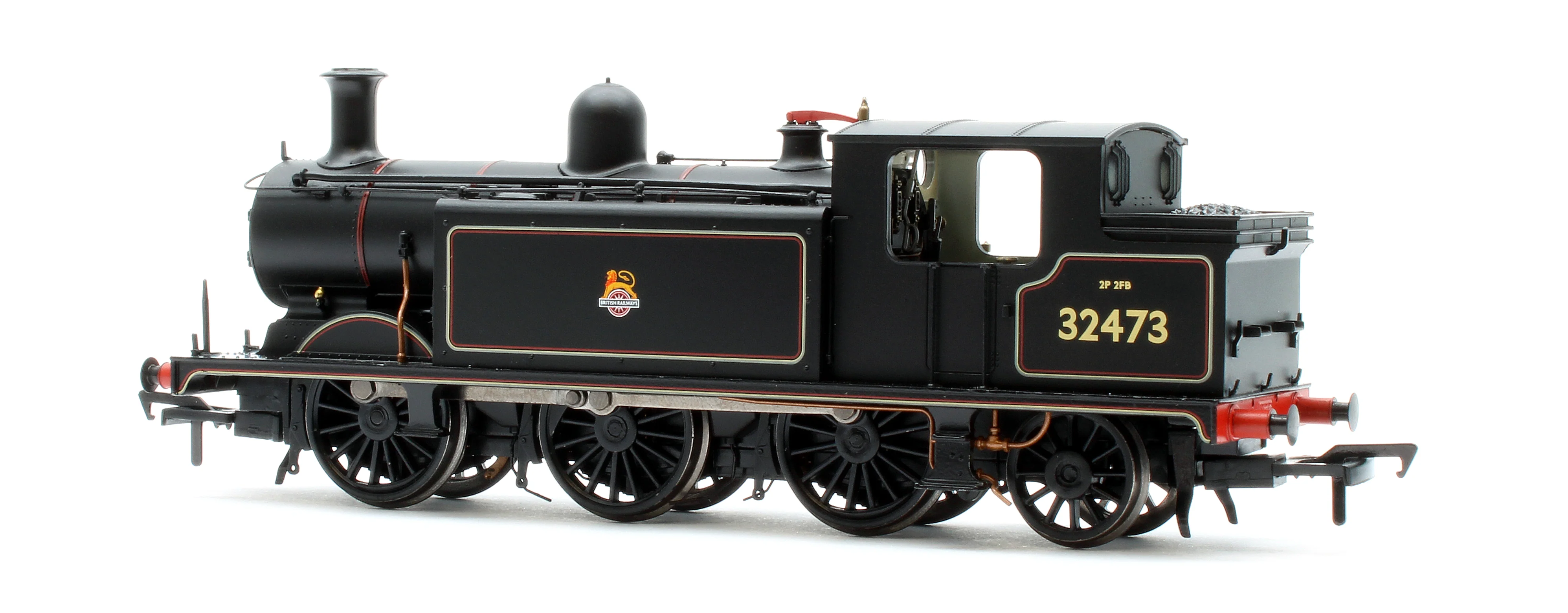 LB&SCR E4 Tank 32473 BR Lined Black (Early Emblem) Steam Locomotive - Image 4