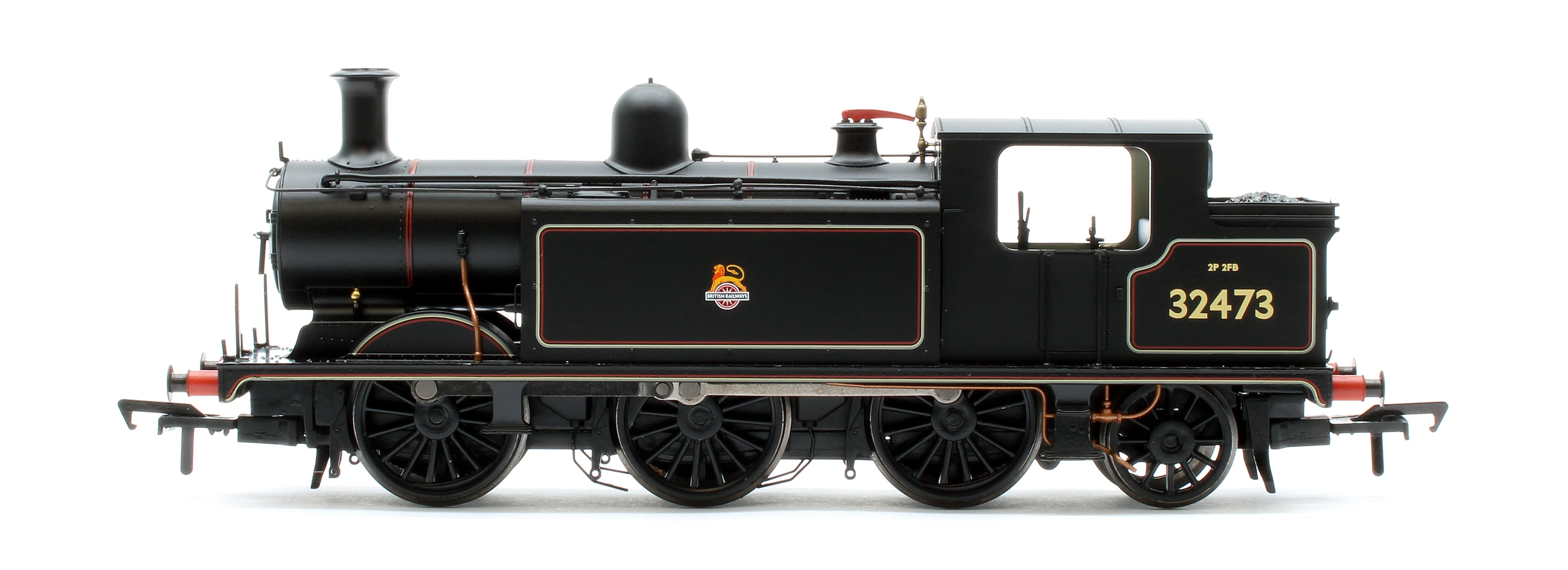 LB&SCR E4 Tank 32473 BR Lined Black (Early Emblem) Steam Locomotive - Image 5