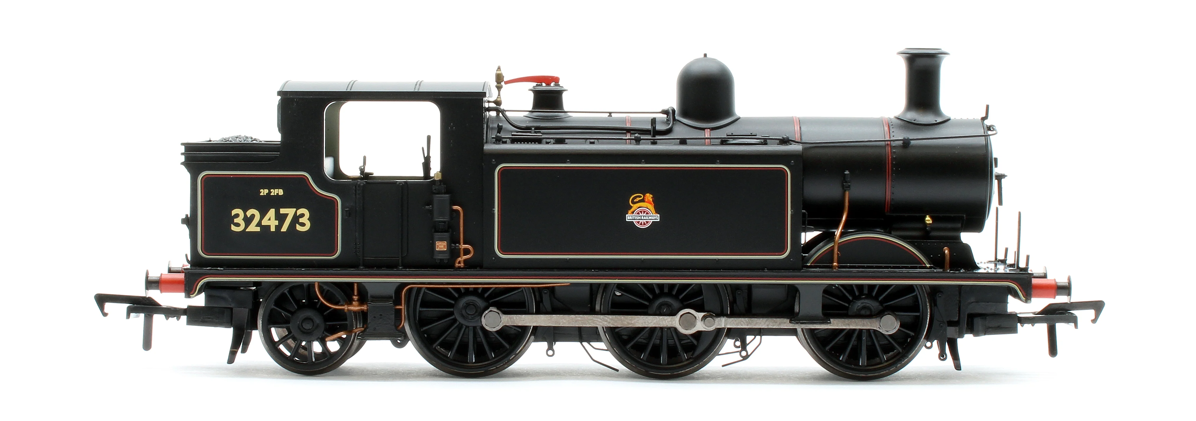 LB&SCR E4 Tank 32473 BR Lined Black (Early Emblem) Steam Locomotive - Image 6