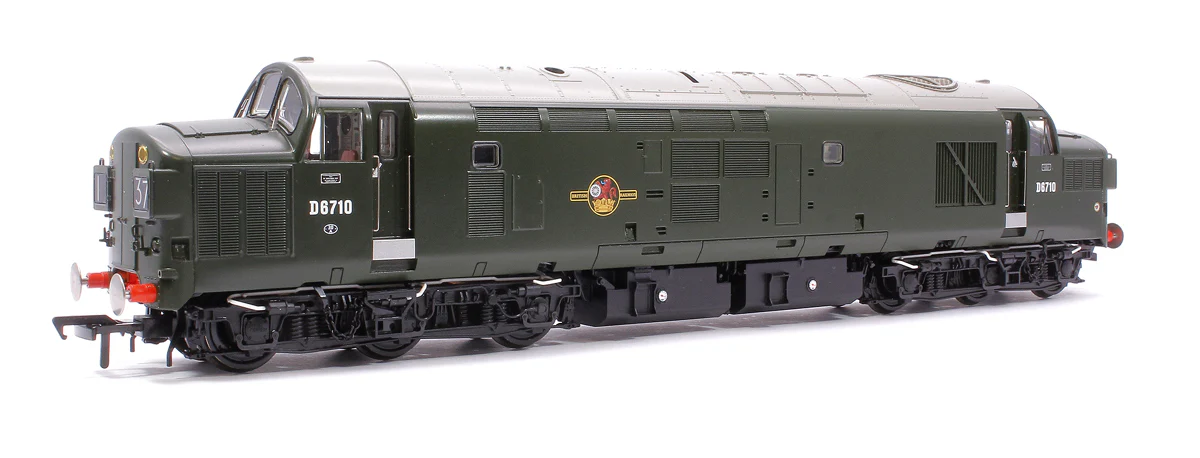 Class 37/0 Split Headcode D6710 BR Green (Late Crest) Diesel Locomotive (DCC Sound) - Image 4