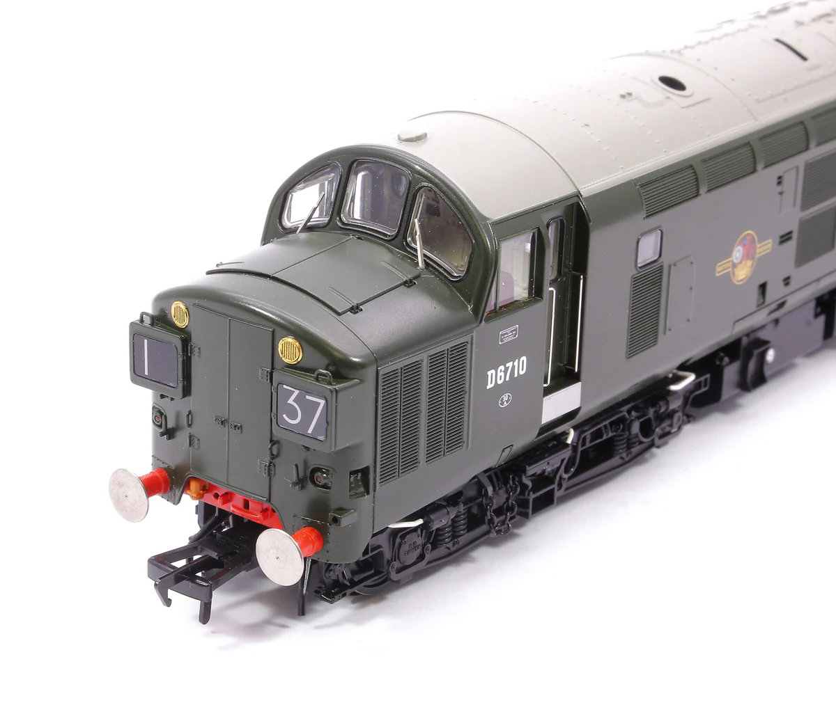 Class 37/0 Split Headcode D6710 BR Green (Late Crest) Diesel Locomotive (DCC Sound) - Image 8
