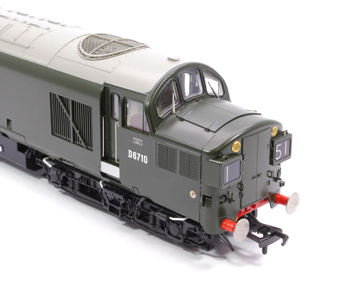 Class 37/0 Split Headcode D6710 BR Green (Late Crest) Diesel Locomotive (DCC Sound) - Image 9