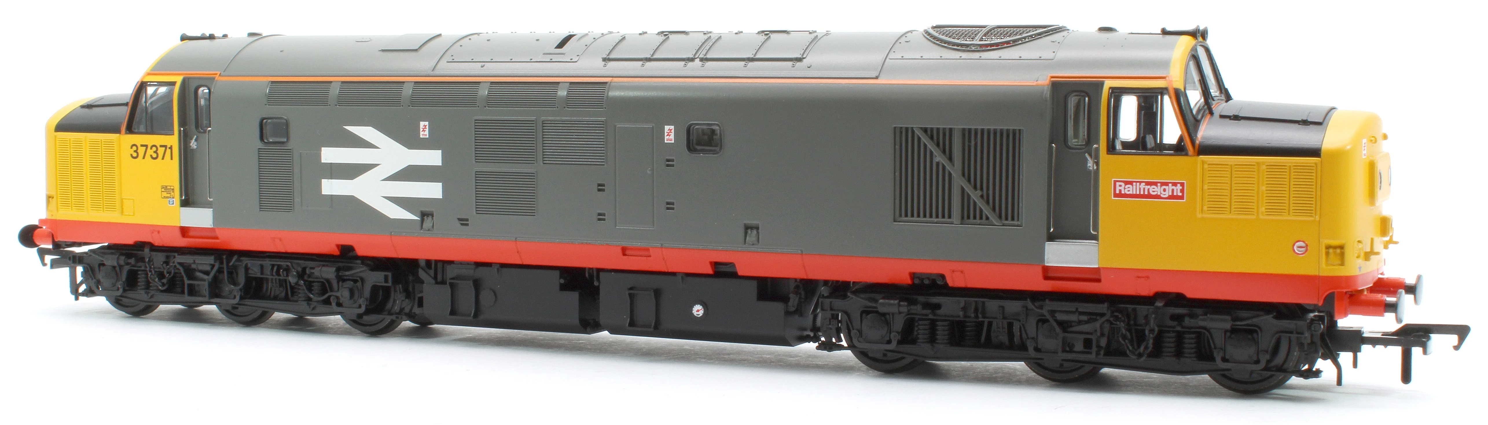 Pre-Owned 35-305 Class 37/0 Centre Headcode 37371 BR Railfeight (Red Stripe) Diesel Locomotive - Image 2