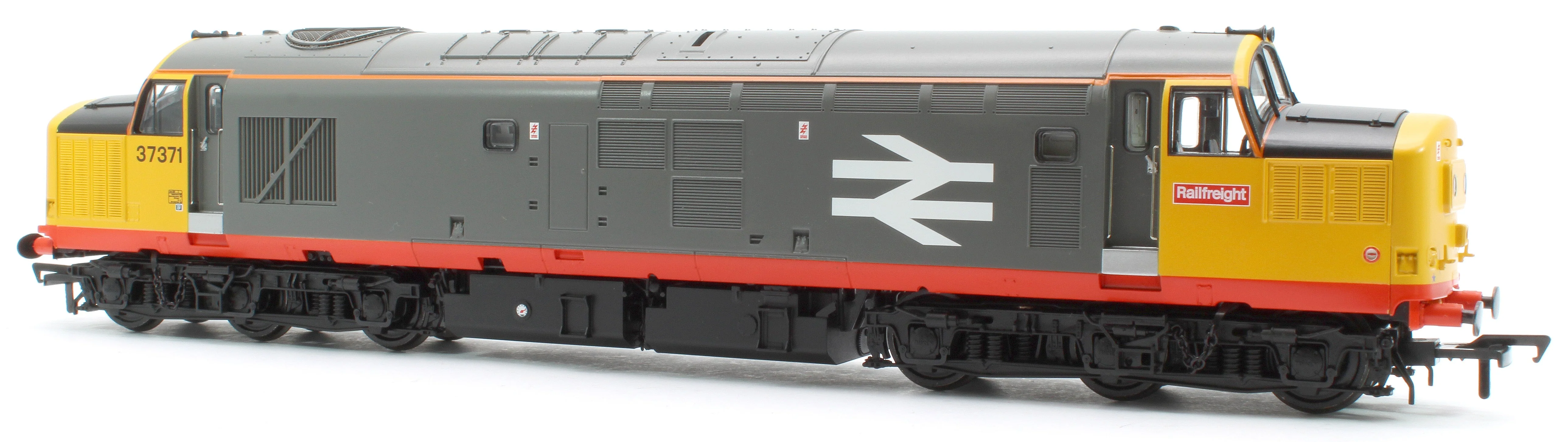 Pre-Owned 35-305 Class 37/0 Centre Headcode 37371 BR Railfeight (Red Stripe) Diesel Locomotive - Image 4