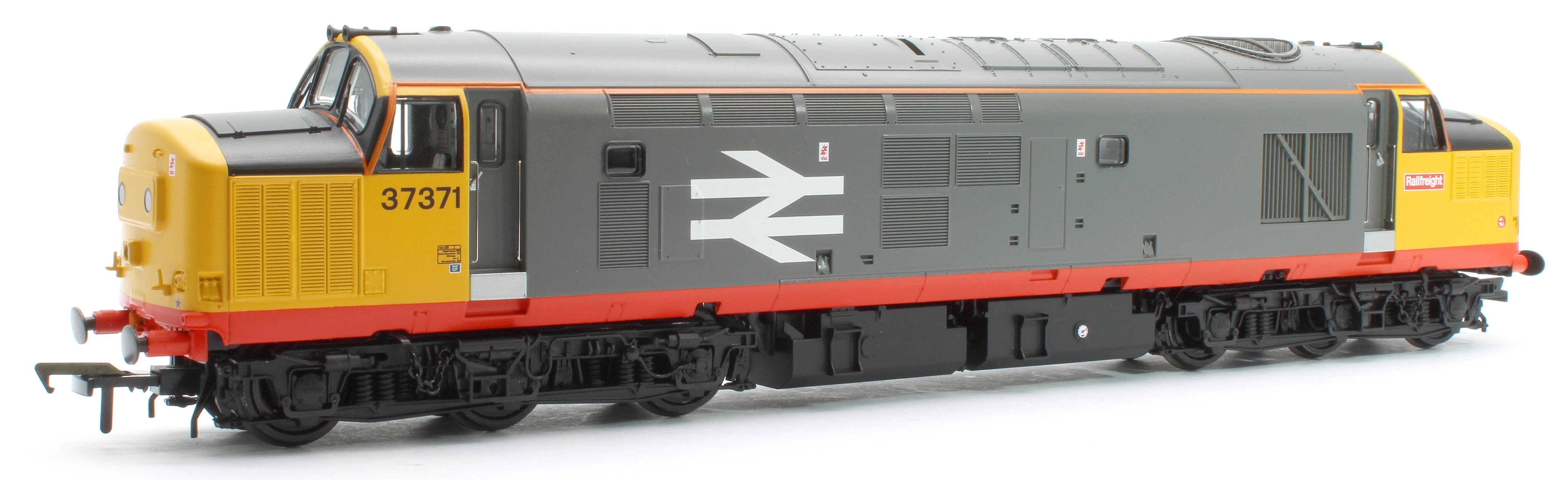 Pre-Owned 35-305 Class 37/0 Centre Headcode 37371 BR Railfeight (Red Stripe) Diesel Locomotive - Image 9