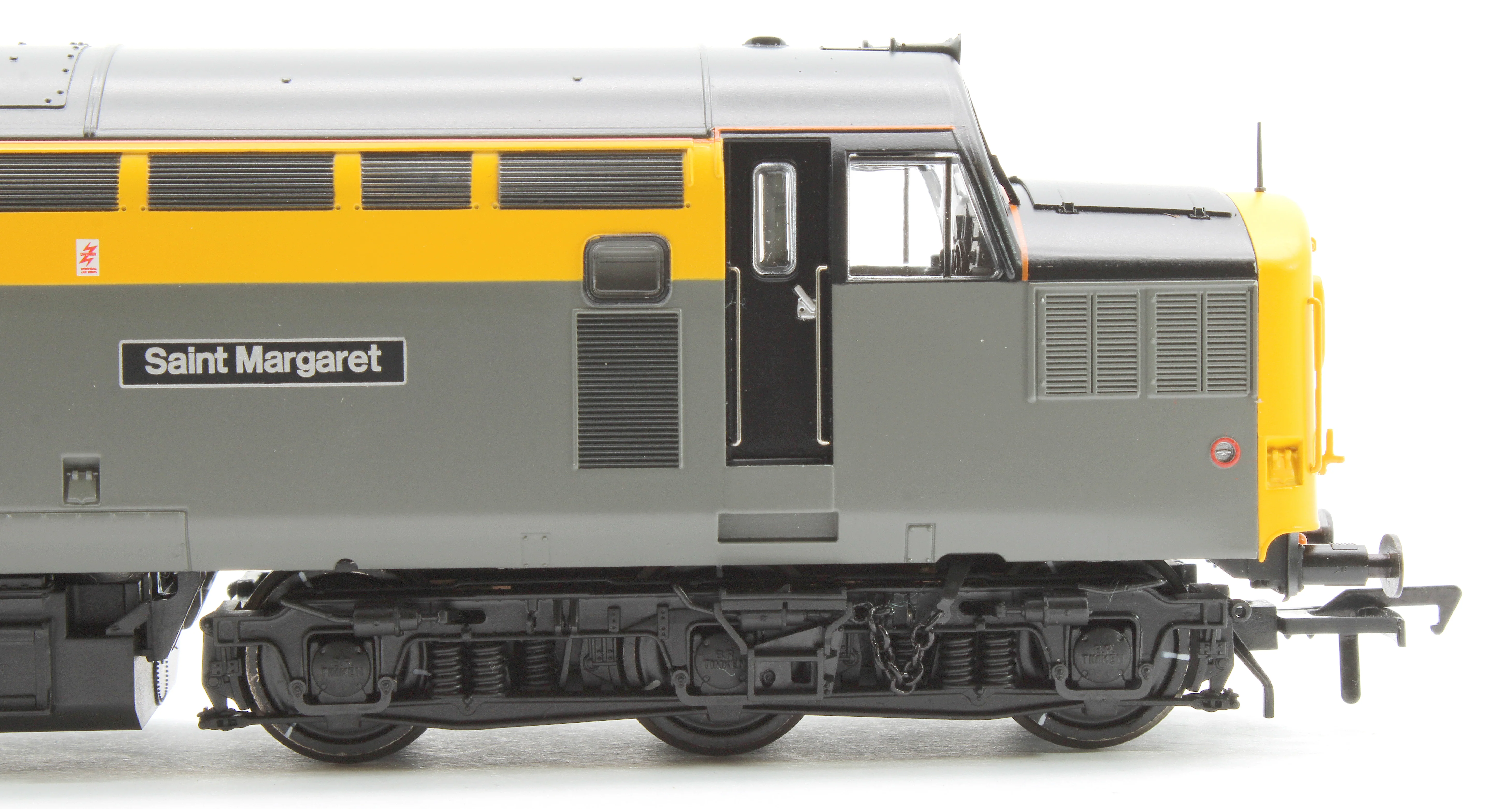 Class 37/0 Centre Headcode 37201 'St. Margaret' BR Eng. Grey & Yellow Diesel Locomotive (DCC Sound) - Image 6