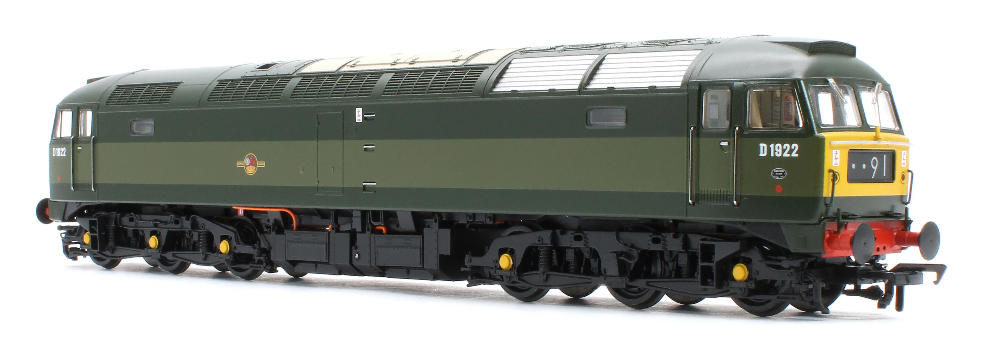 Class 47/0 D1922 BR Two-Tone Green (Small Yellow Panels) Diesel Locomotive - DCC Sound Deluxe - Image 5