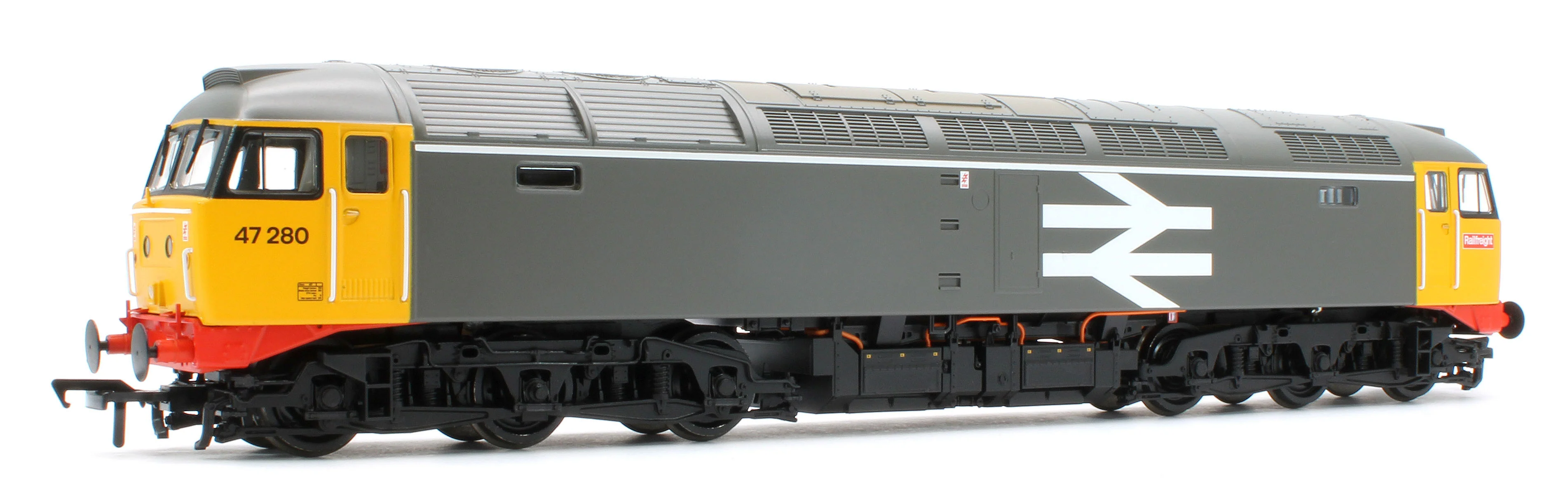 Class 47/0 47280 BR Railfreight Grey Diesel Locomotive - Image 4