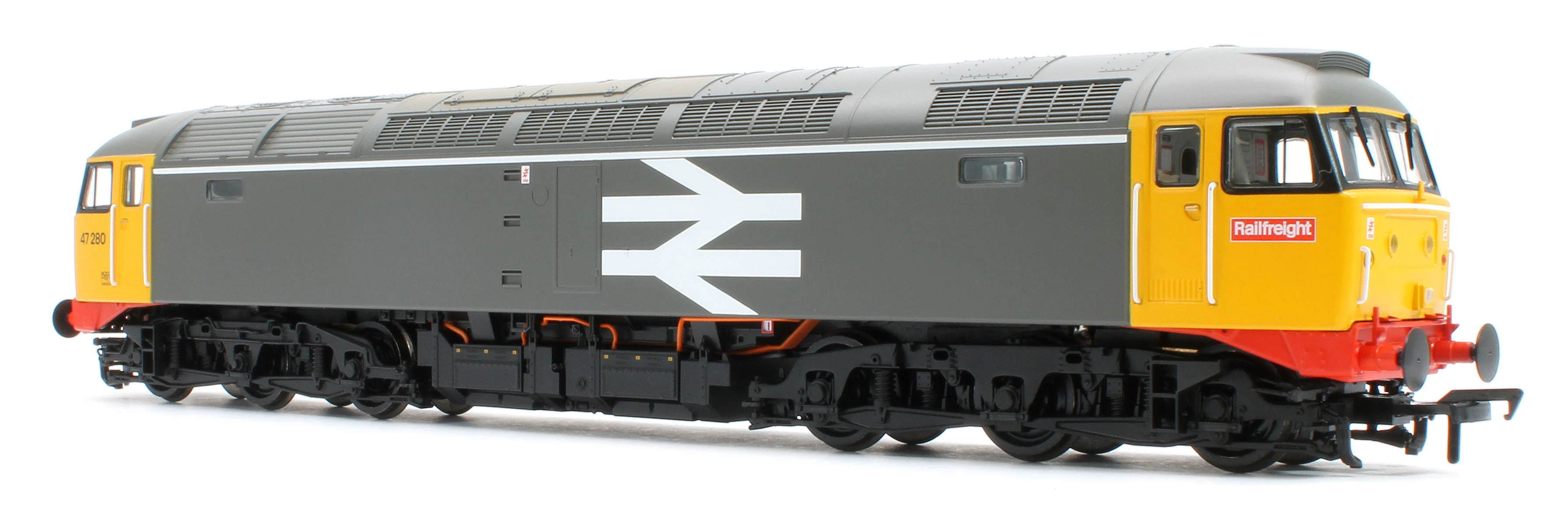 Class 47/0 47280 BR Railfreight Grey Diesel Locomotive - Image 5