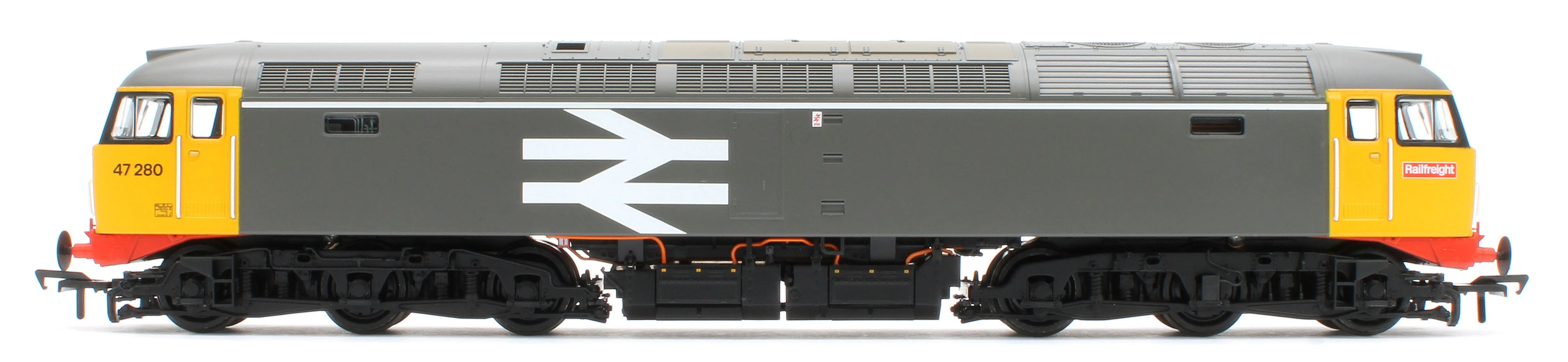 Class 47/0 47280 BR Railfreight Grey Diesel Locomotive - DCC Sound - Image 2