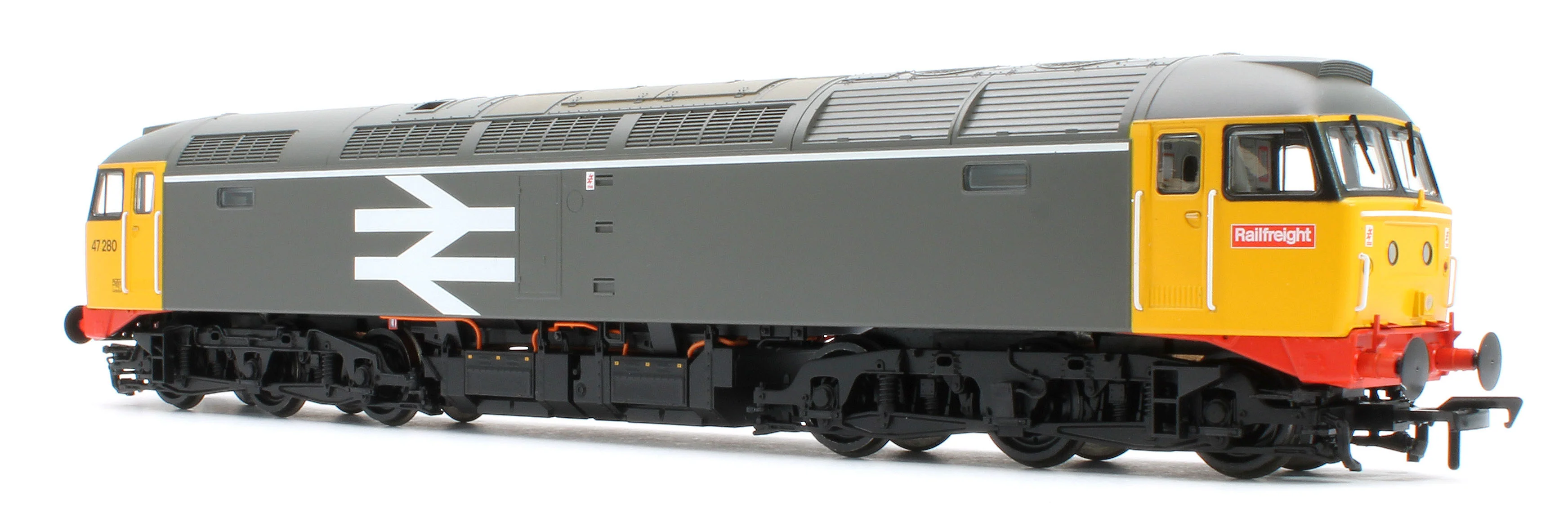Class 47/0 47280 BR Railfreight Grey Diesel Locomotive - DCC Sound Deluxe - Image 3