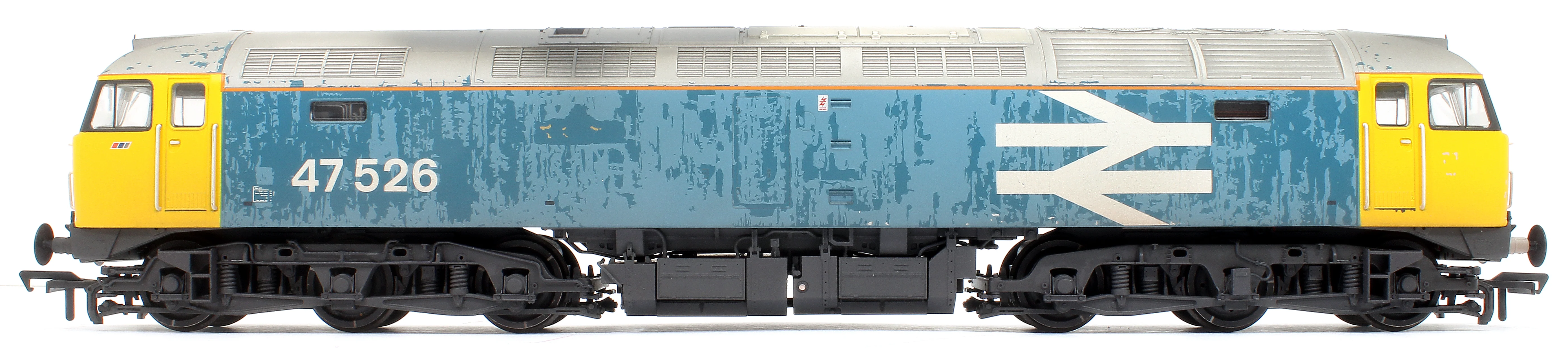 Class 47/4 47526 BR Blue (Large Logo) Diesel Locomotive - Weathered - Image 7