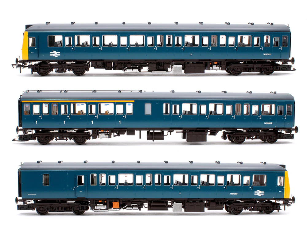 35-504 Class 117 3-Car DMU L412 BR Blue