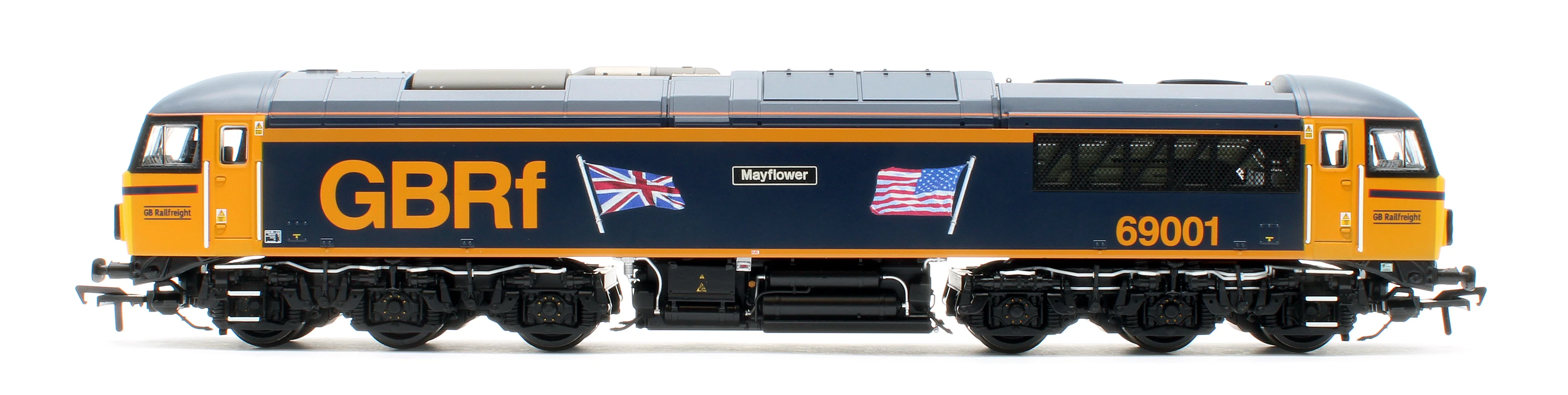 35-776 Class 69 69001 'Mayflower' GBRf (UK & US Flags) Diesel Locomotive - Image 5