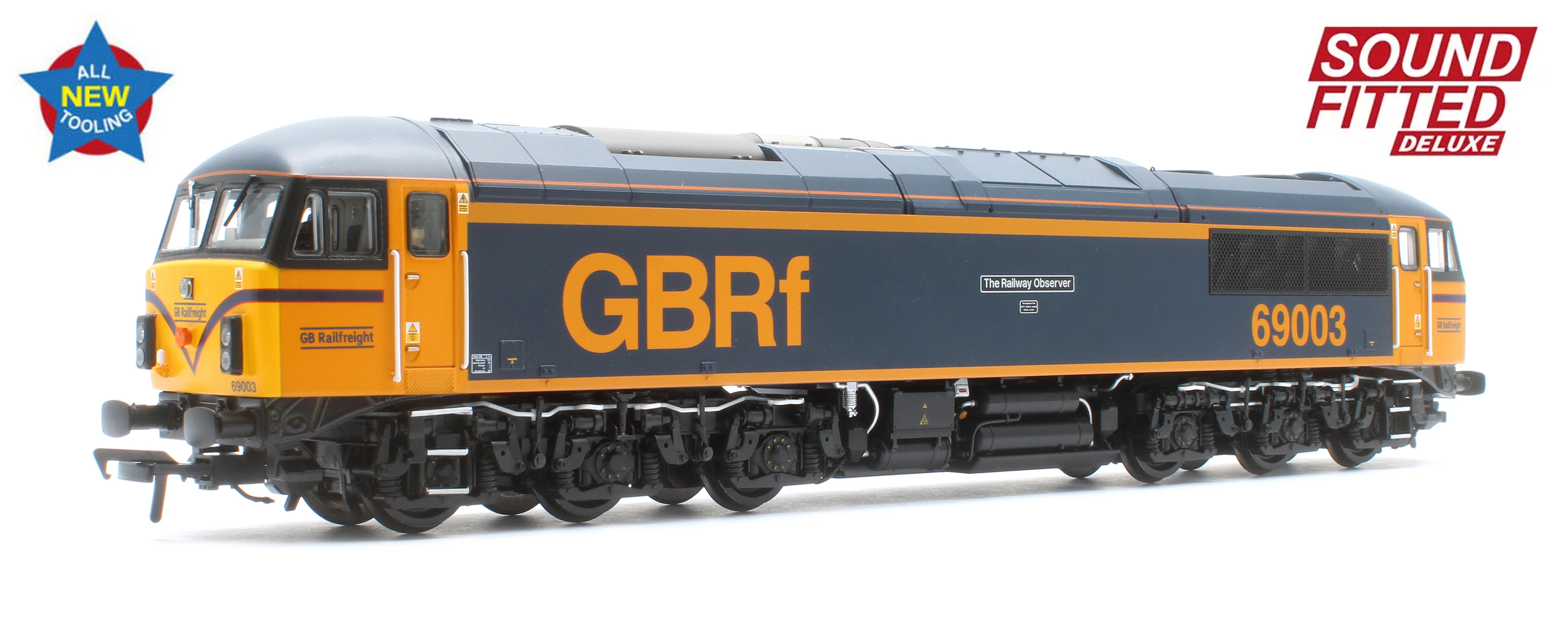35-778SFX Class 69 69003 'The Railway Observer' GBRf Diesel Locomotive - DCC Sound Deluxe