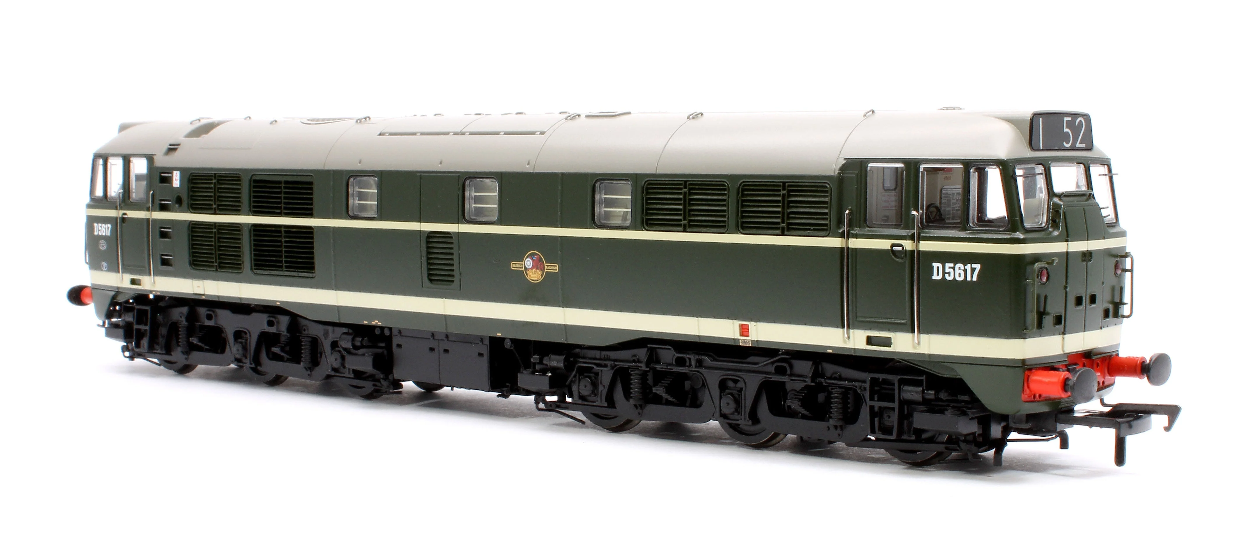 Pre-Owned 35-801ASFX Class 30 D5617 BR Green (Late Crest) Diesel Locomotive - DCC Sound Deluxe - Image 2