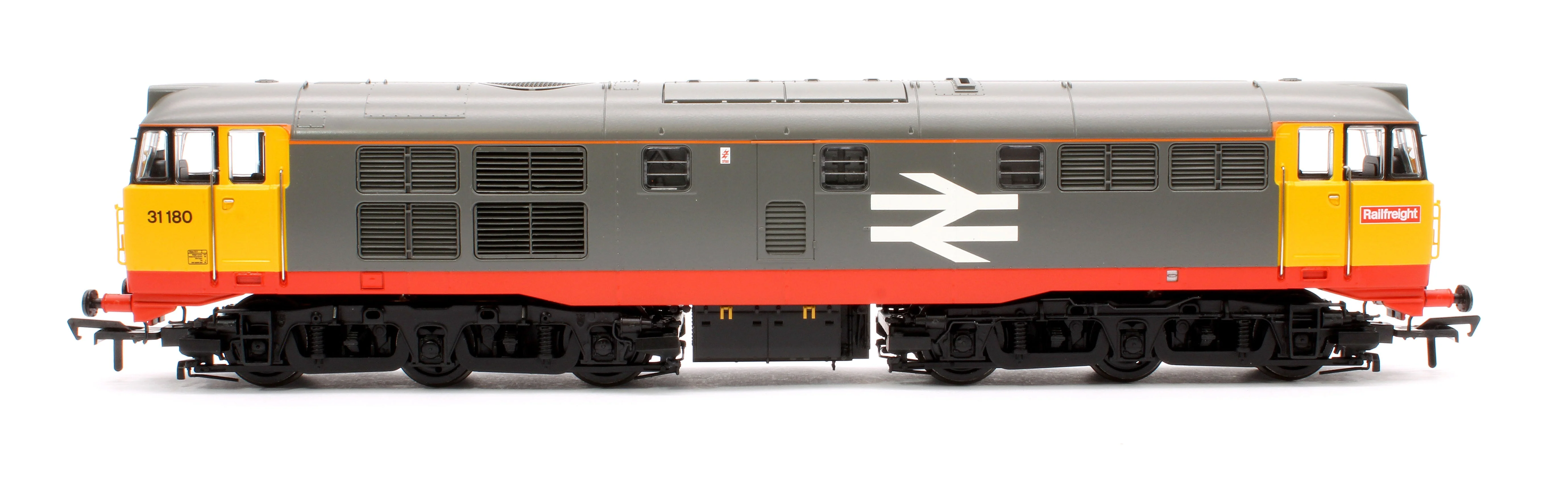 Pre-Owned 35-821SFX Class 31/1 Refurbished 31180 BR Railfreight (Red Stripe) Diesel Locomotive - DCC Sound Deluxe - Image 6