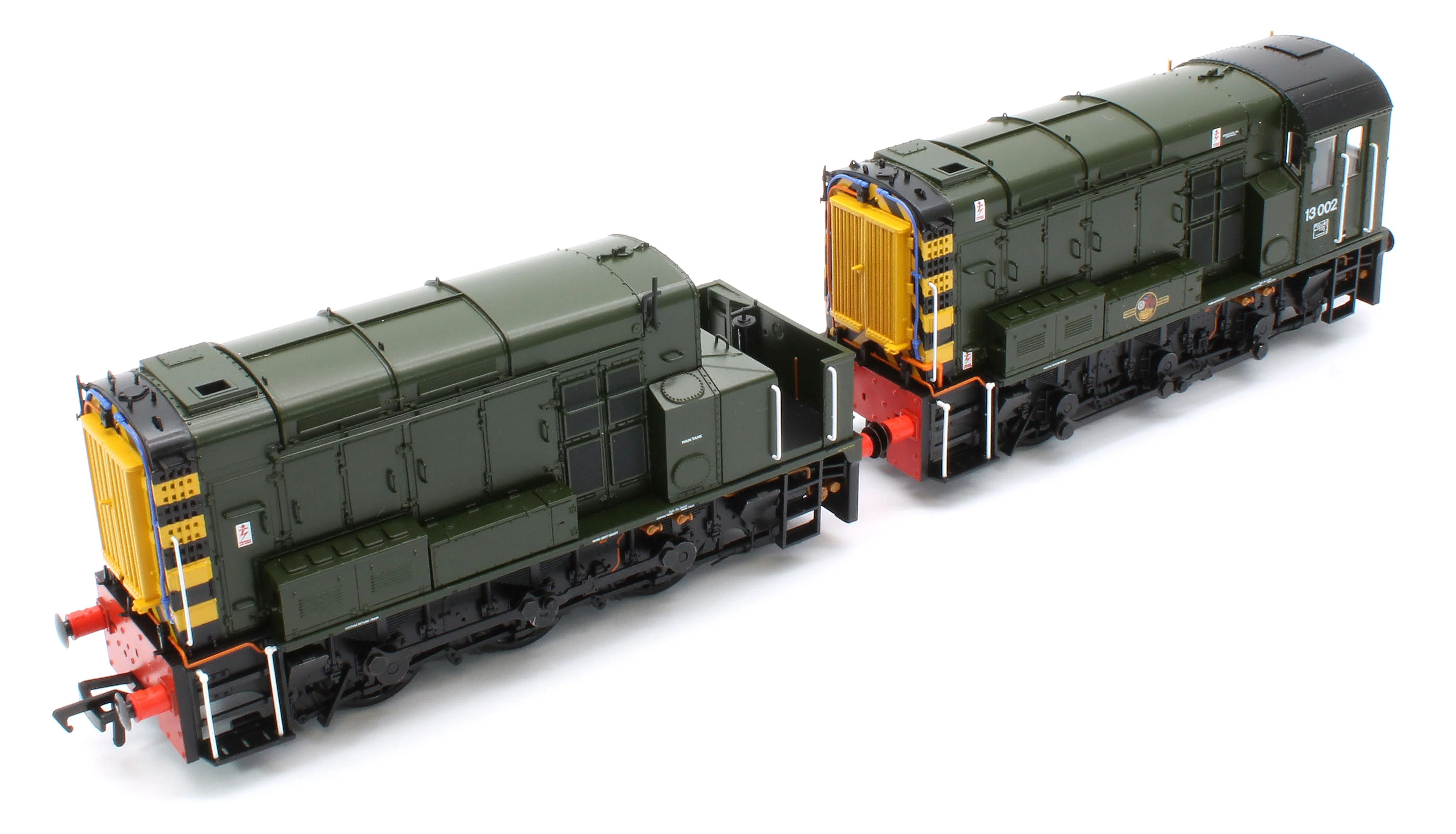35-945-13002 Bespoke Class 13 13002 BR Green (Wasp Stripes) Diesel Locomotive - Renumbered - Image 10