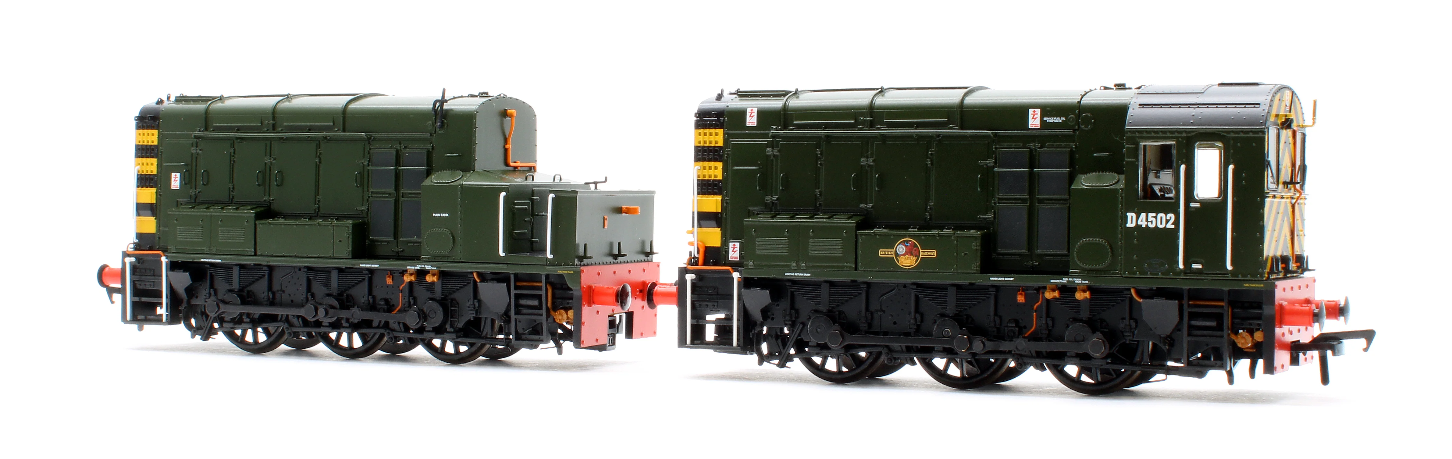 Class 13 D4502 BR Green (Wasp Stripes) Diesel Locomotive - DCC Sound - Image 4
